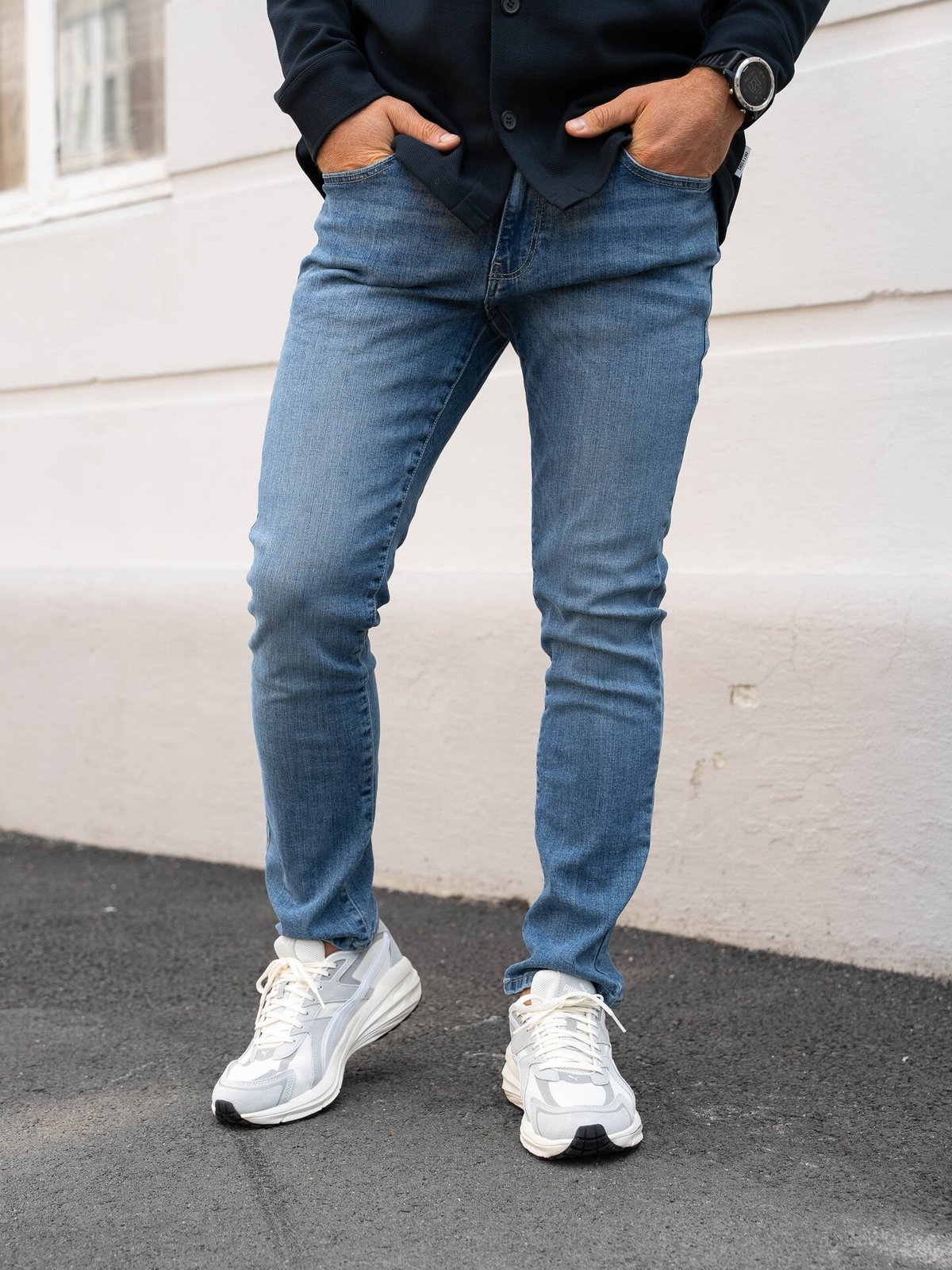 Only & Sons Loom Slim Denim Medium Blue Denim