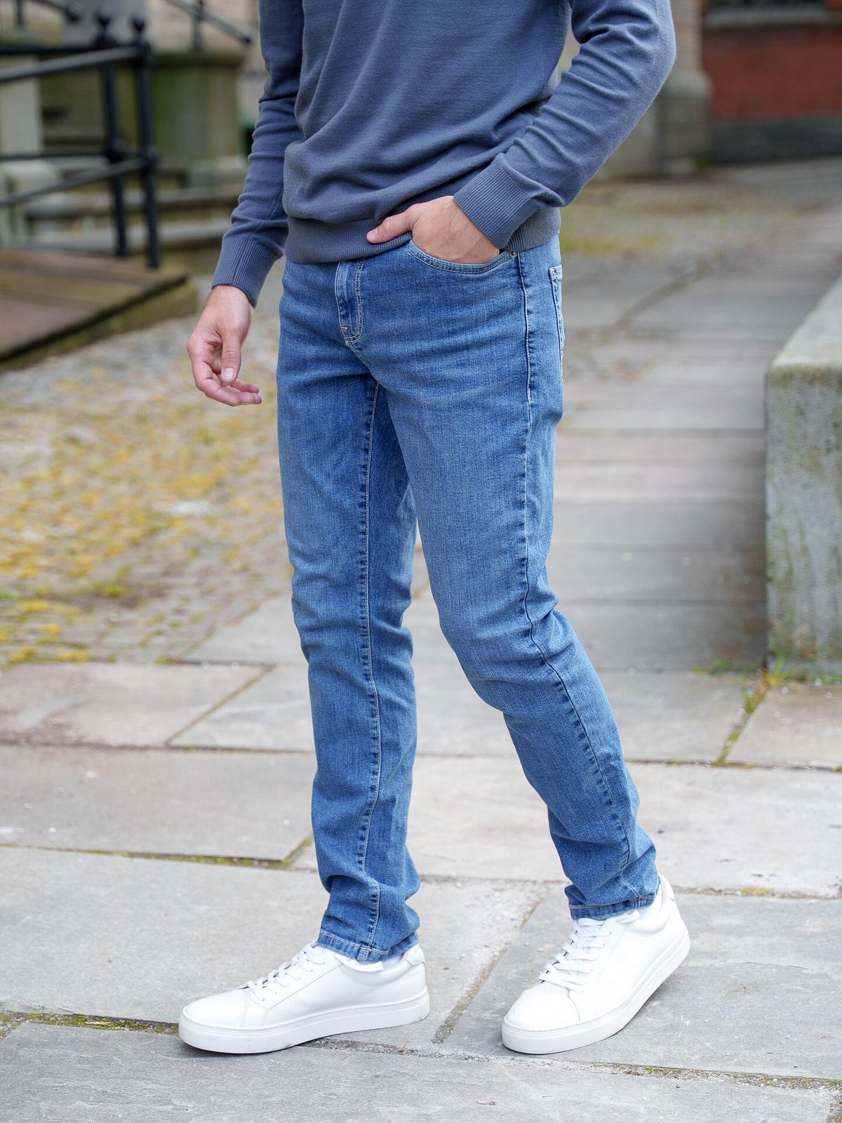 Only & Sons Loom Slim Denim Medium Blue Denim