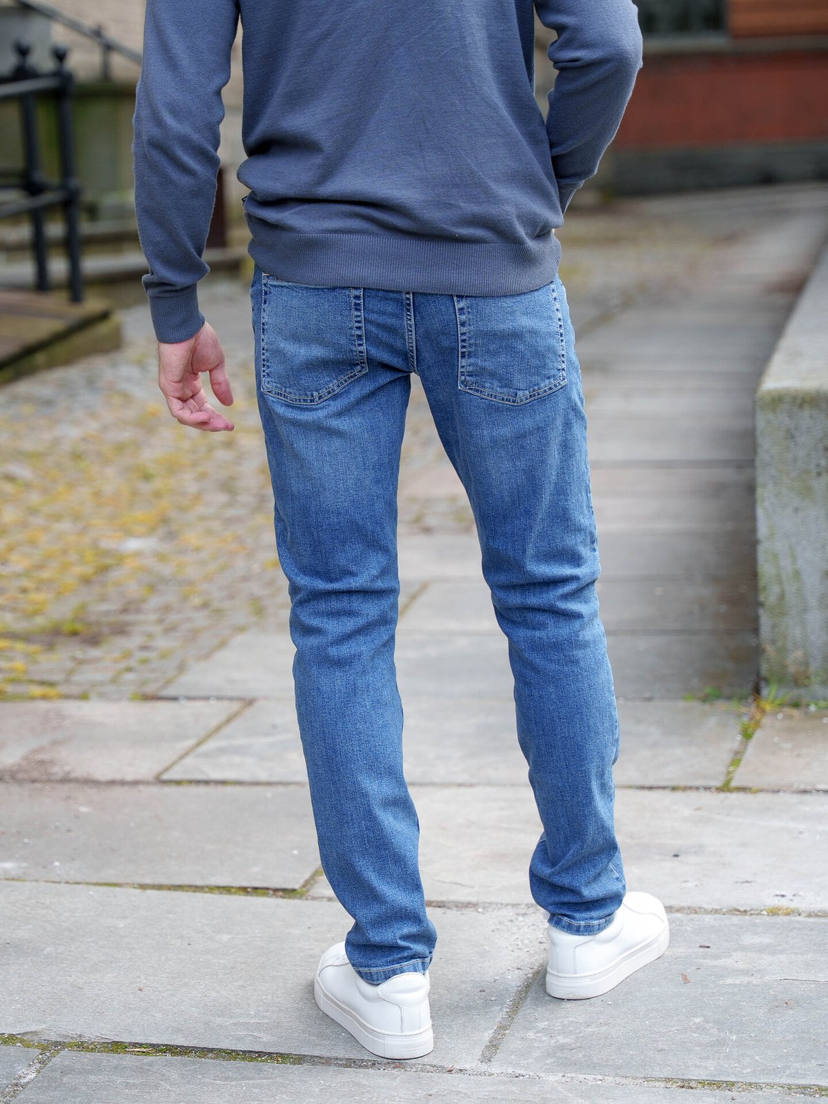Only & Sons Loom Slim Denim Medium Blue Denim