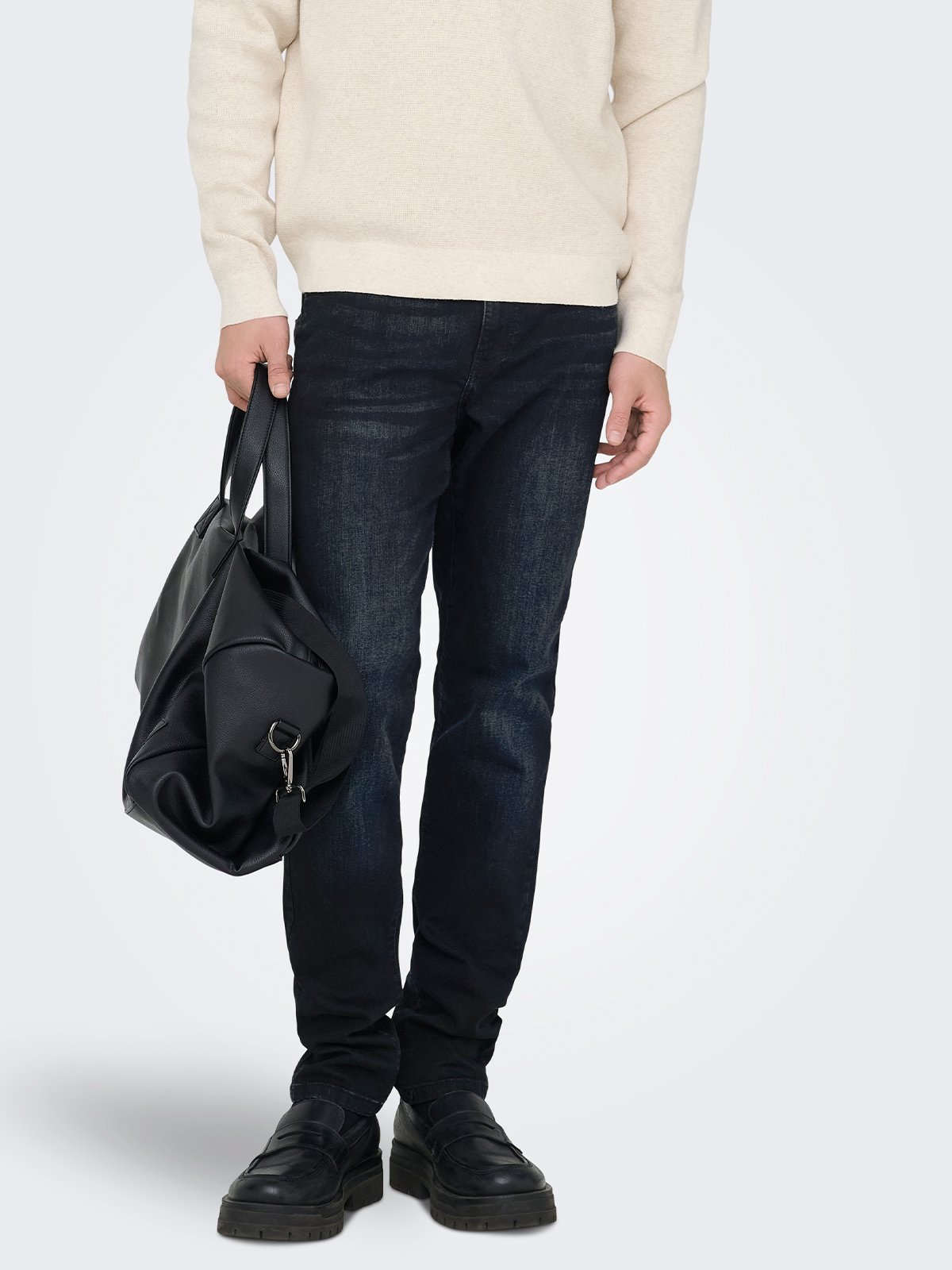 Only & Sons Loom Slim Denim Blue Black Denim