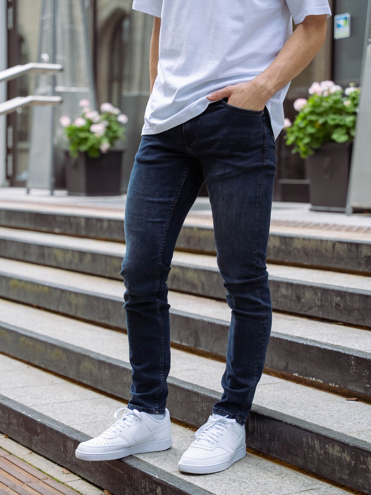 Only & Sons Loom Slim Denim Blue Black Denim