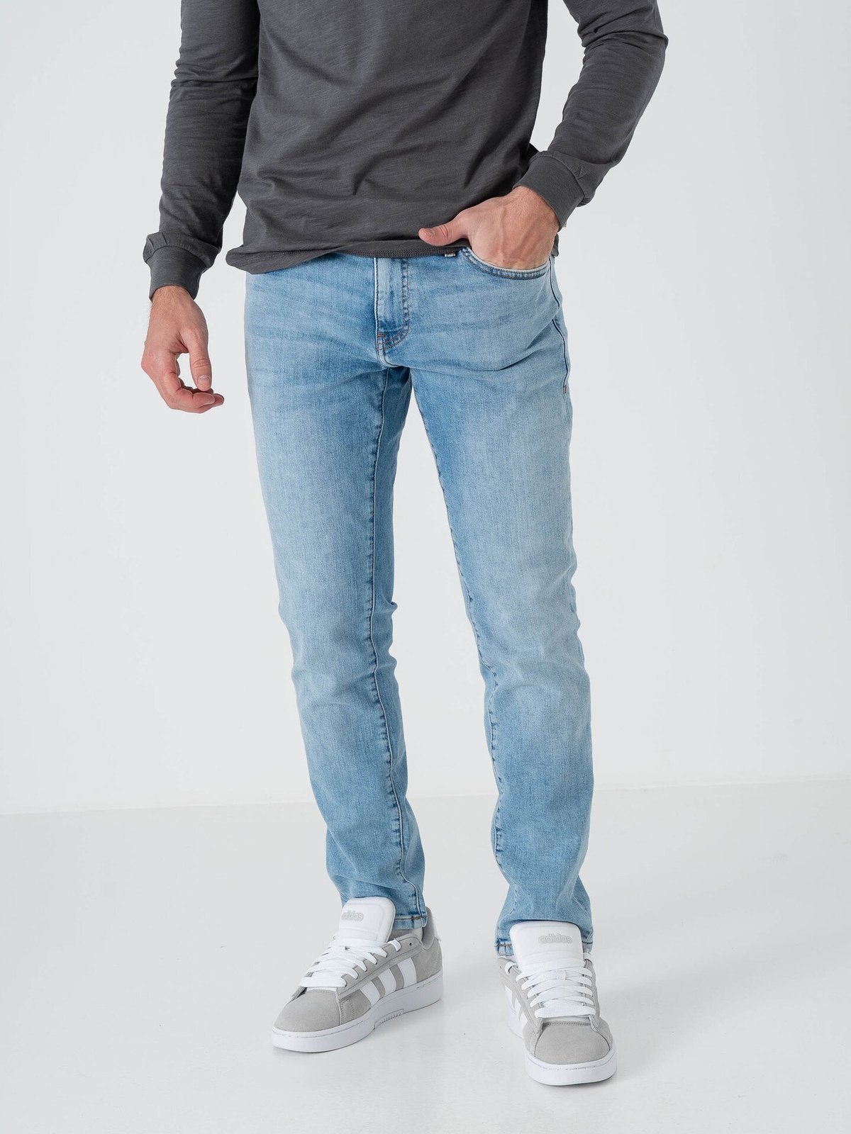 Only & Sons Loom Slim Denim Light Blue Bleached Denim