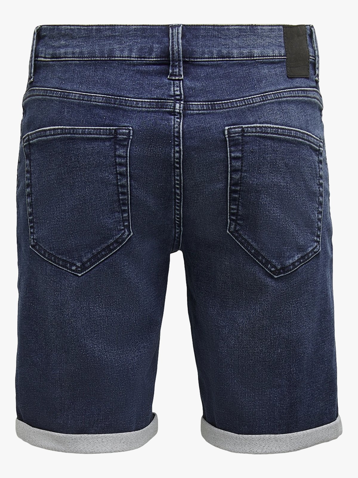 Only & Sons PLY Jog Denim Shorts Blue Denim