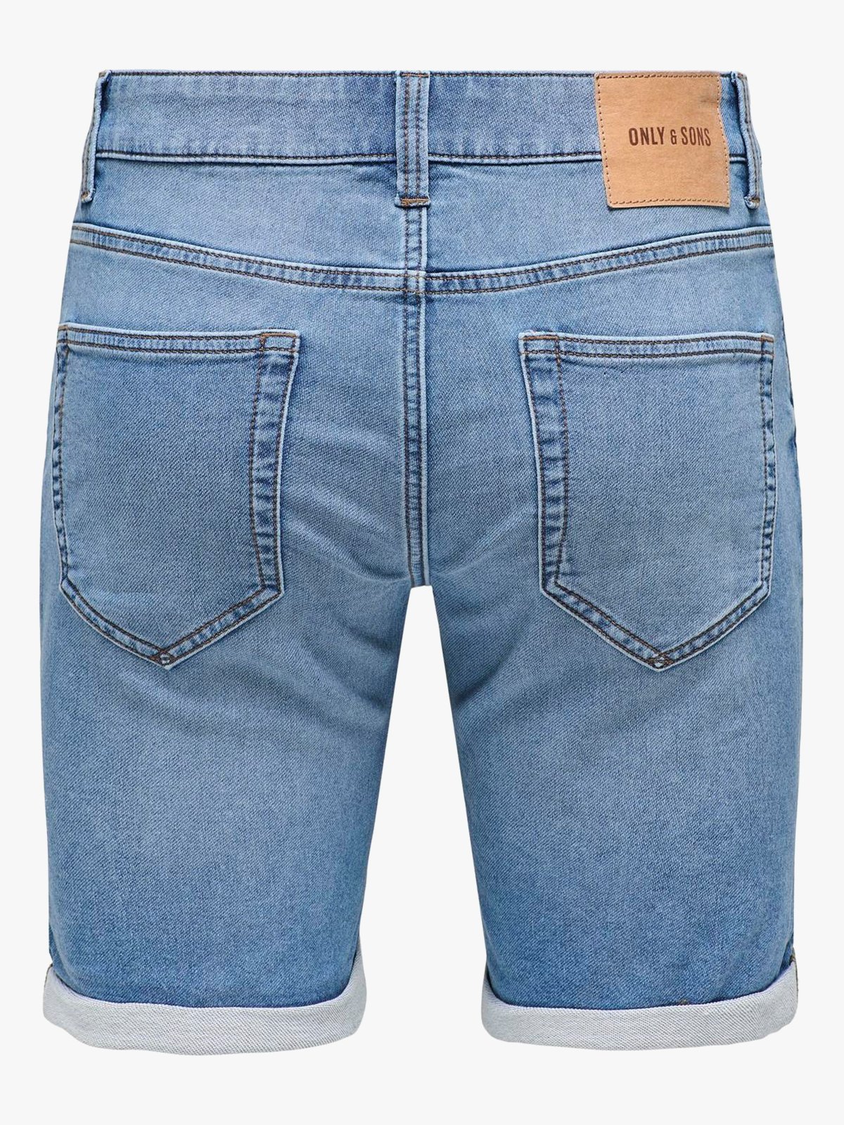 Only & Sons PLY Jog Denim Shorts Blue Denim