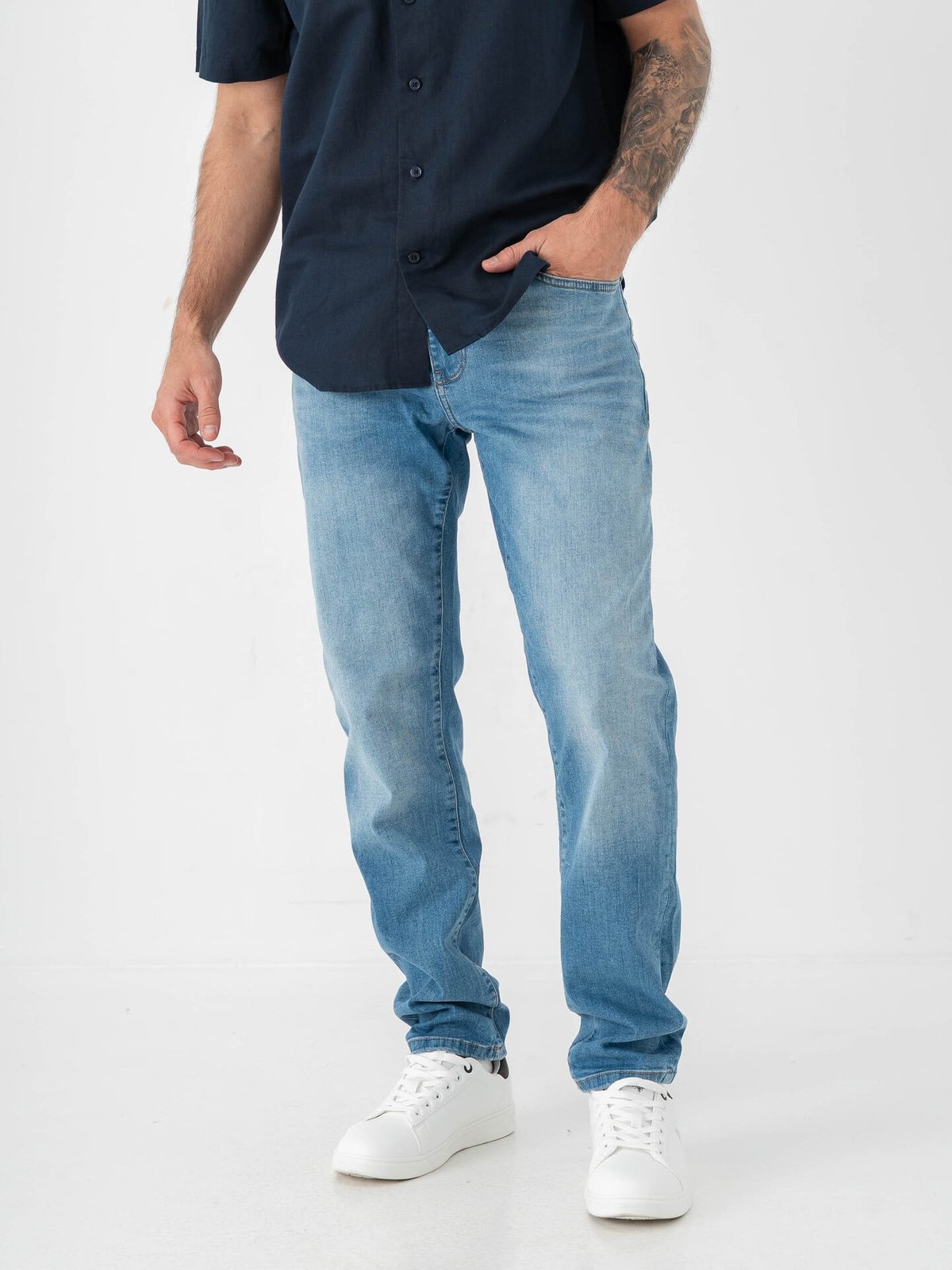 Only & Sons Weft Reg Denim Light Medium Blue Denim