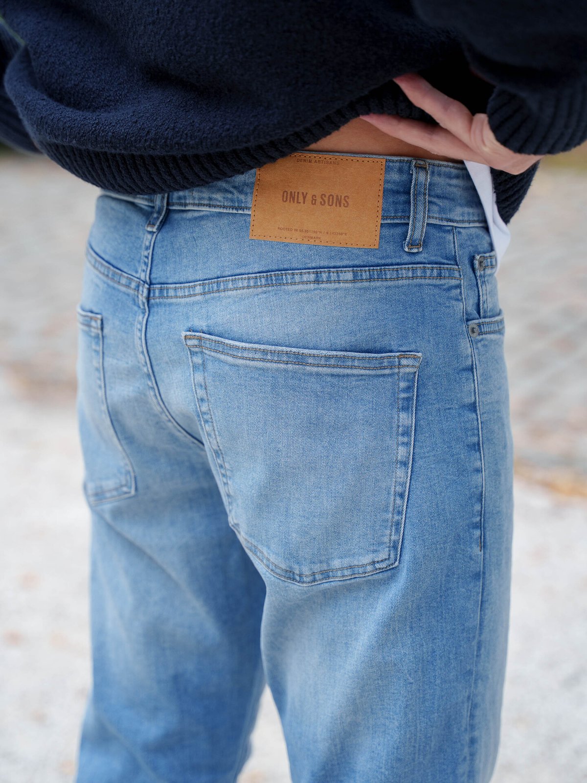 Only & Sons Weft Reg Denim Light Medium Blue Denim