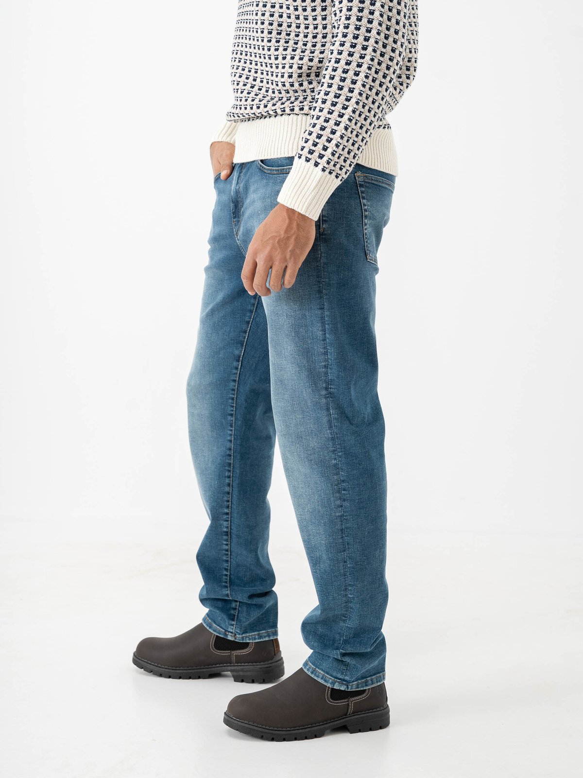 Only & Sons Weft Regular Denim dark medium blue denim