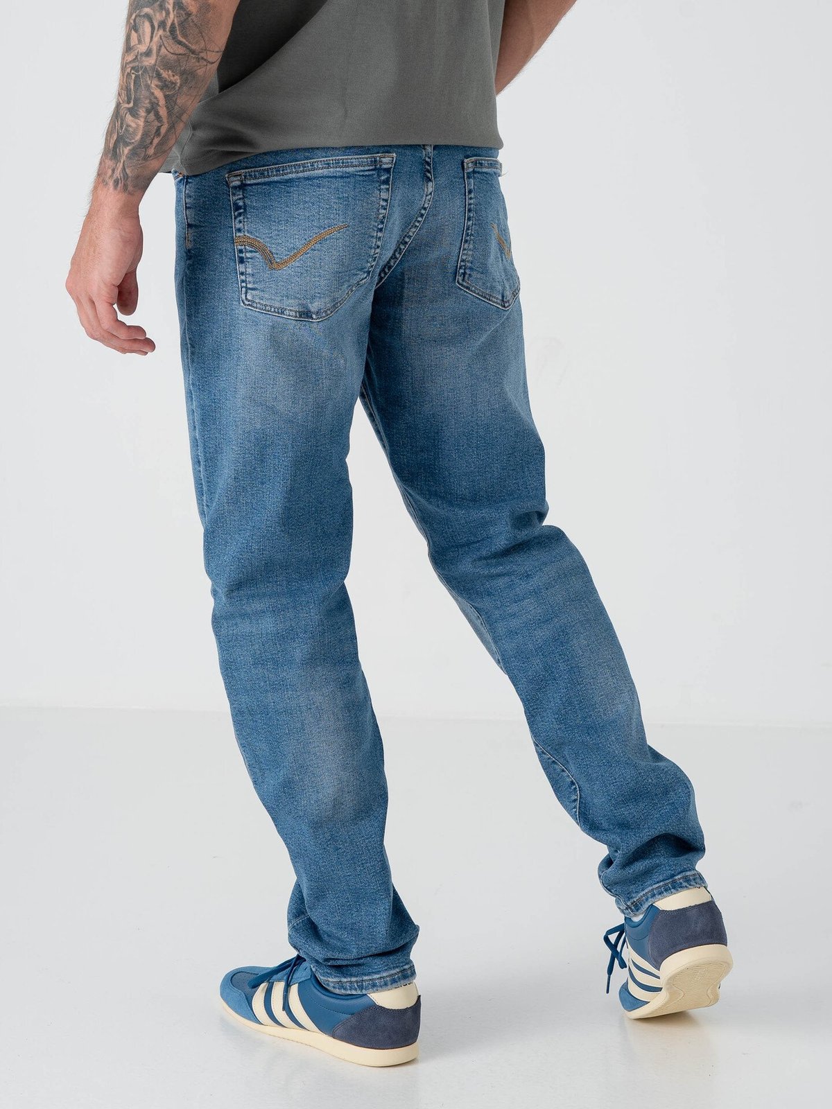 Only & Sons Weft Regular Denim Light Medium Blue Denim