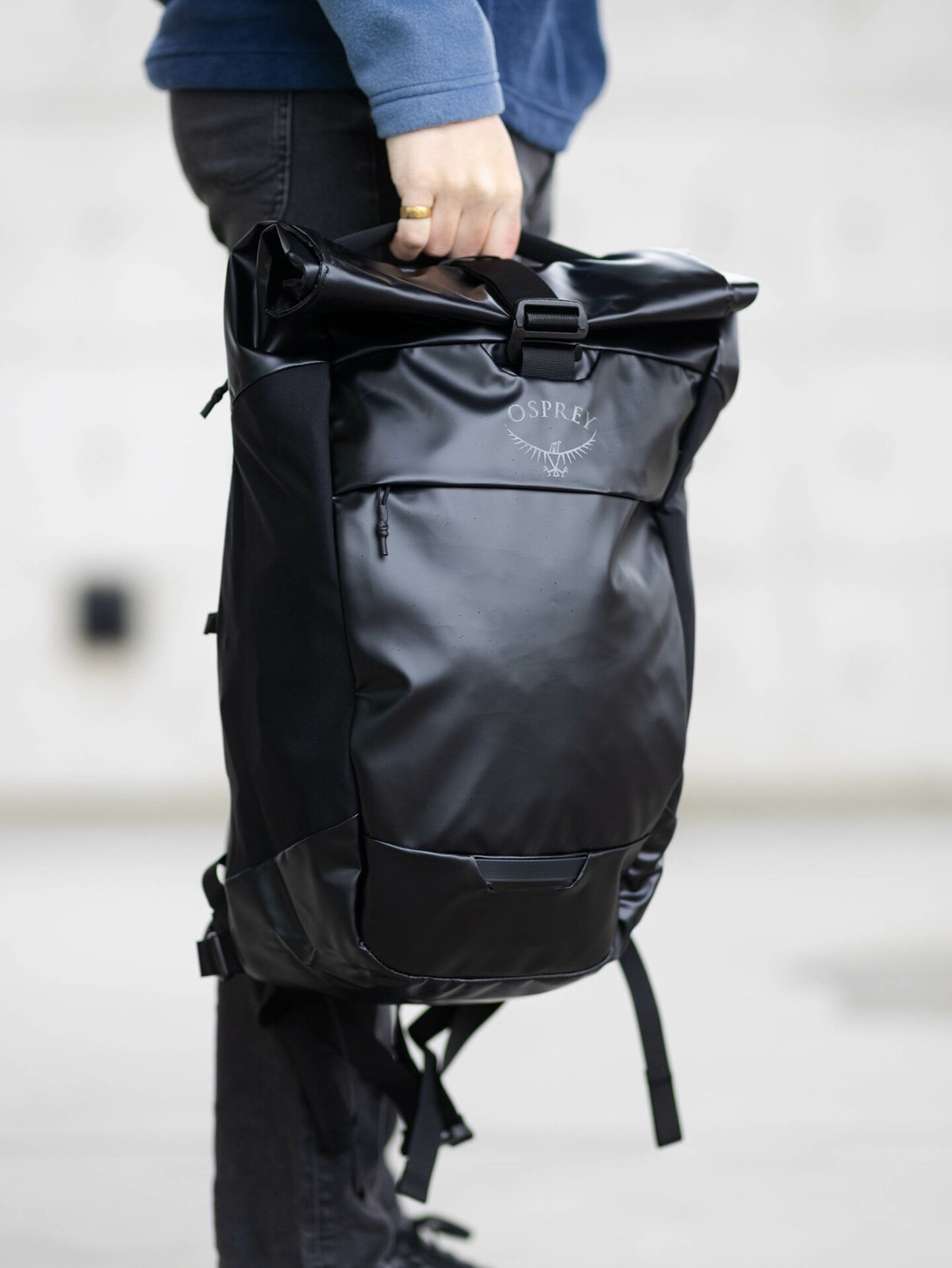 Osprey Transporter Roll Top Black