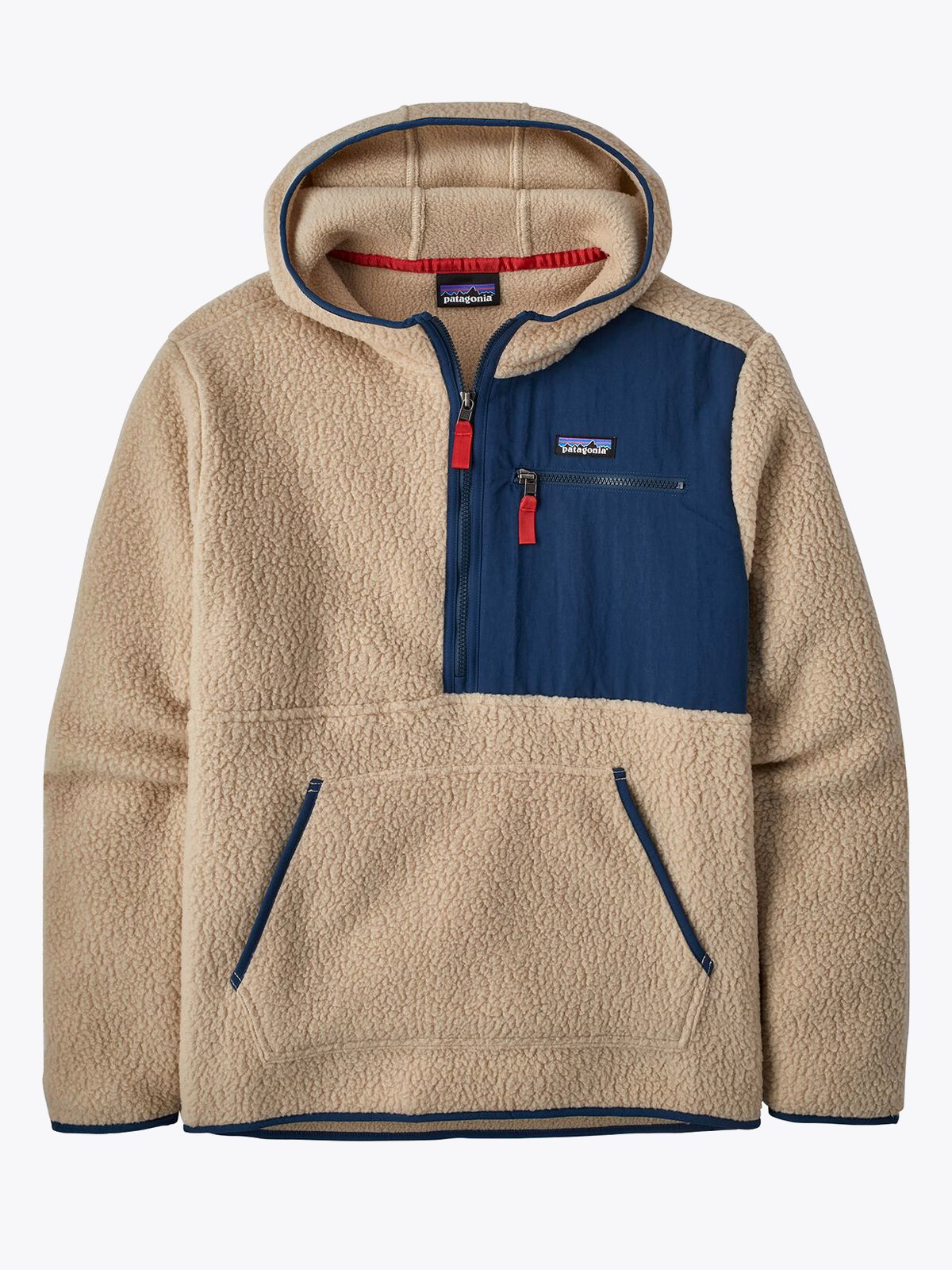 Patagonia Mens Retro Pile P/O Oar Tan