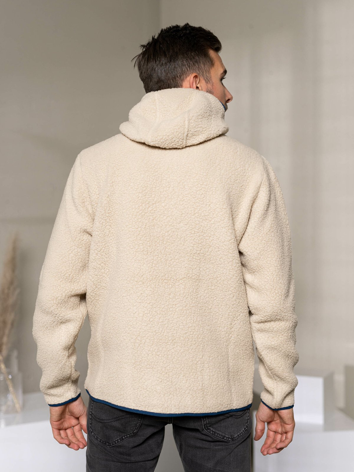 Patagonia Mens Retro Pile P/O Oar Tan