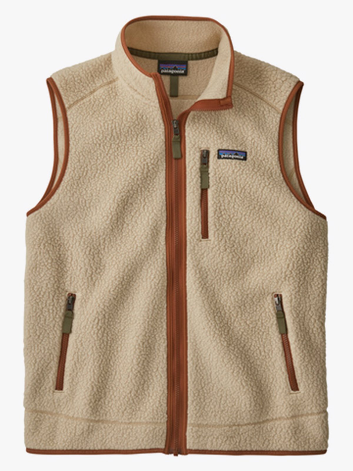 Patagonia Retro Pile Vest El Cap Khaki w / Sisu Brown
