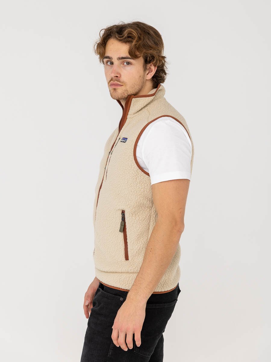 Patagonia Retro Pile Vest El Cap Khaki w / Sisu Brown
