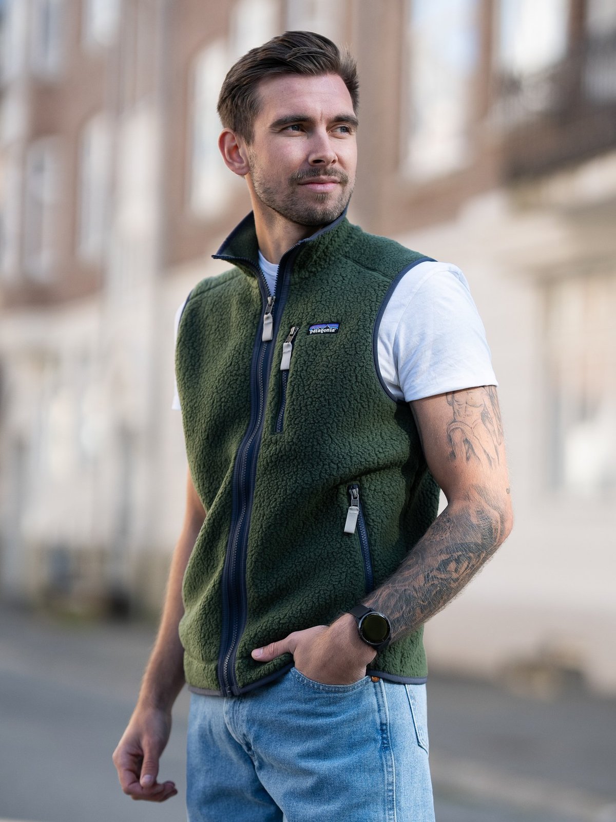 Patagonia Retro Pile Vest Torrey Pine Green