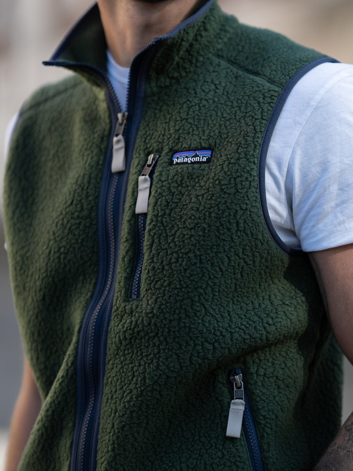 Patagonia Retro Pile Vest Torrey Pine Green