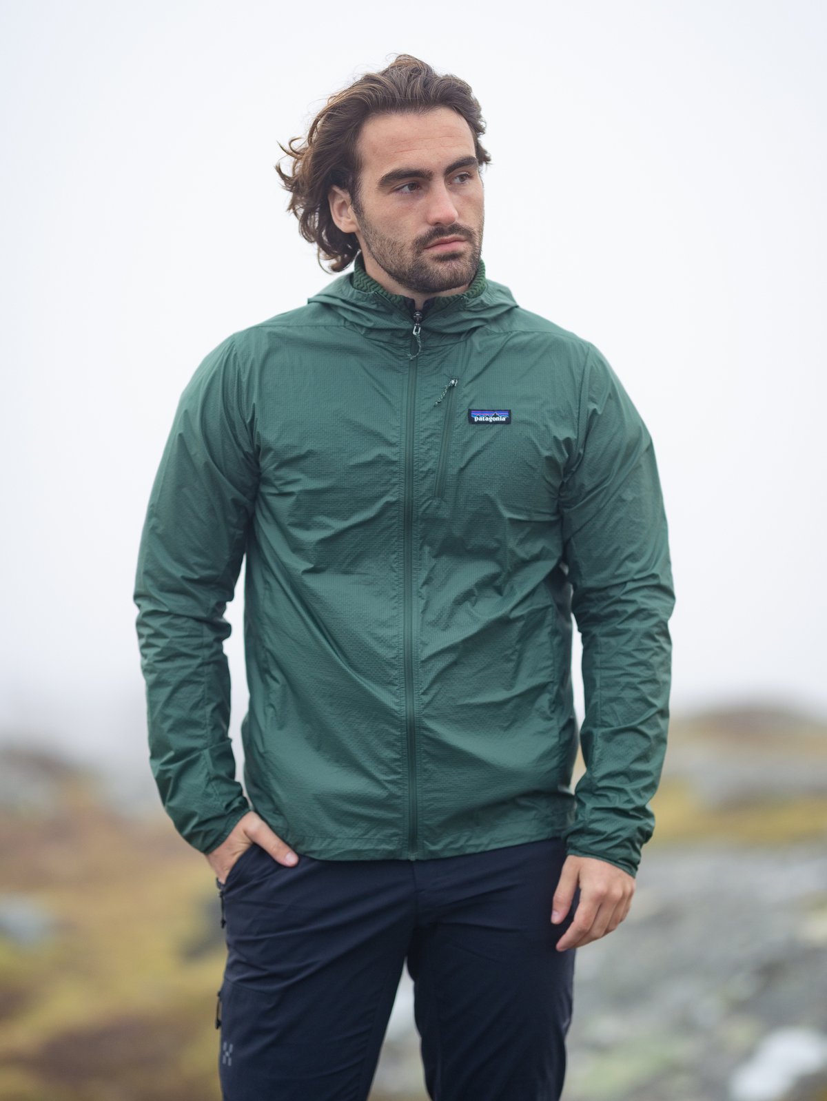 Patagonia Houdini Jacket Canopy Green