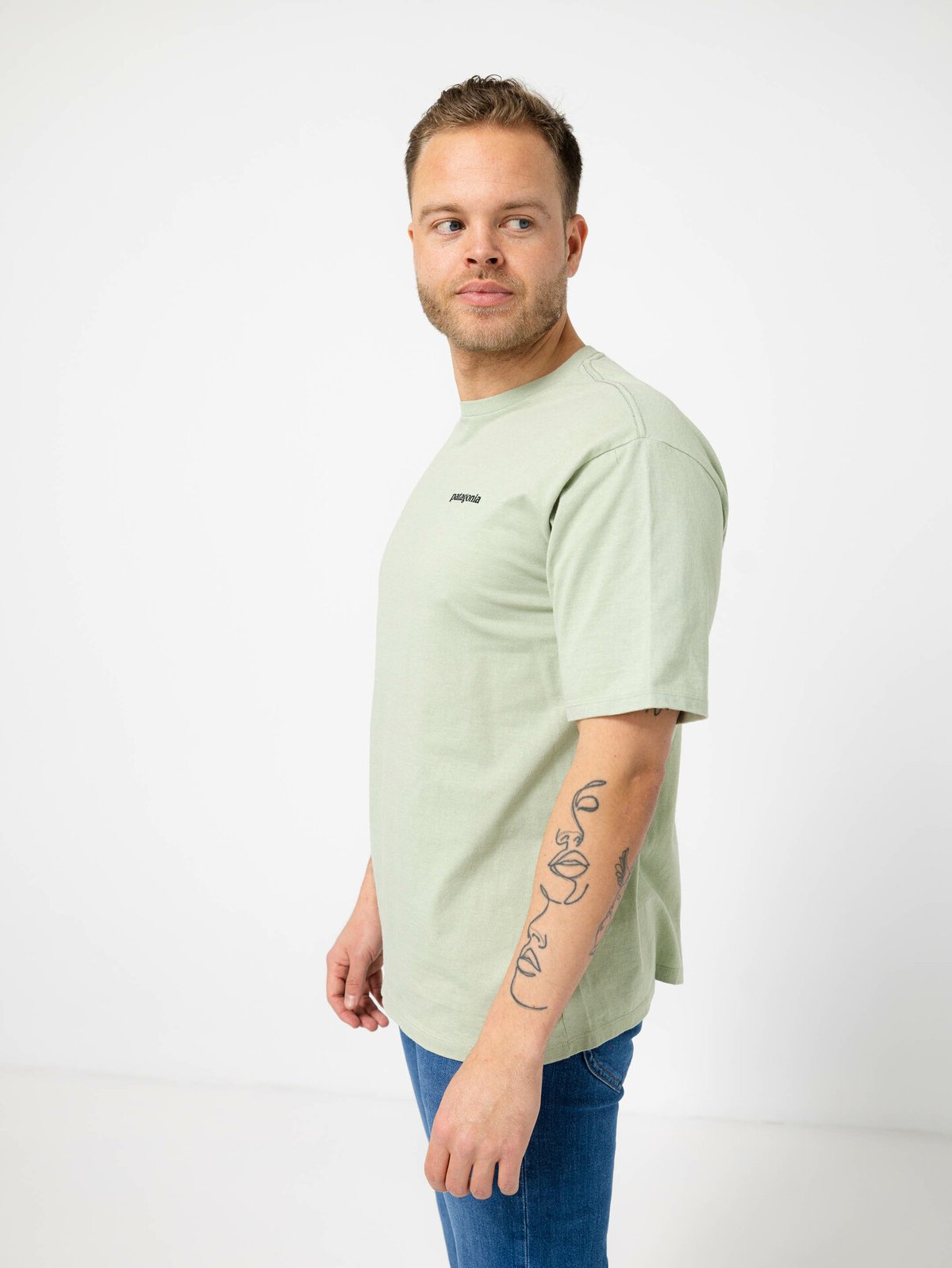 Patagonia M P-6 Logo Responsibili-Tee Salvia Green