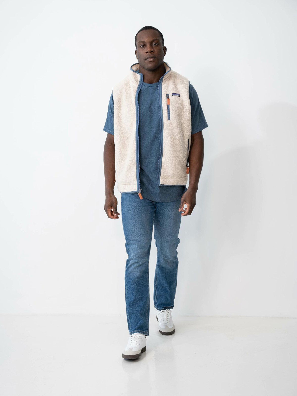 Patagonia M P-6 Logo Responsibili-Tee Utility Blue