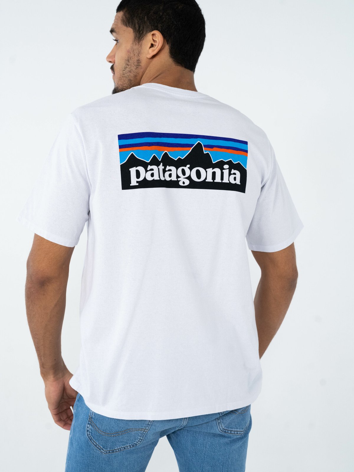Patagonia M P-6 Logo Responsibili-Tee White