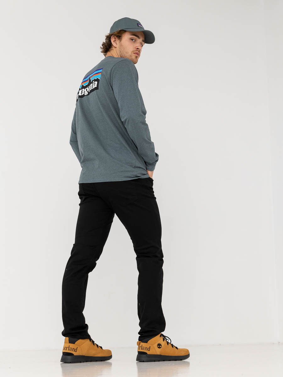 Patagonia Long Sleeve P-6 Logo Responsibili-Tee Nouveau Green