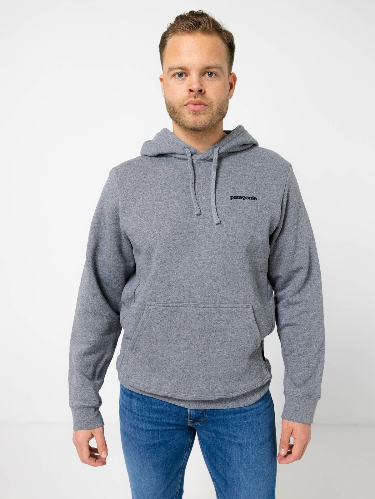 Patagonia Fitz Roy Icon Uprisal Hoody Gravel Heather