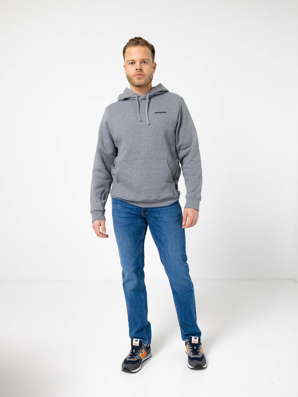 Patagonia Fitz Roy Icon Uprisal Hoody Gravel Heather