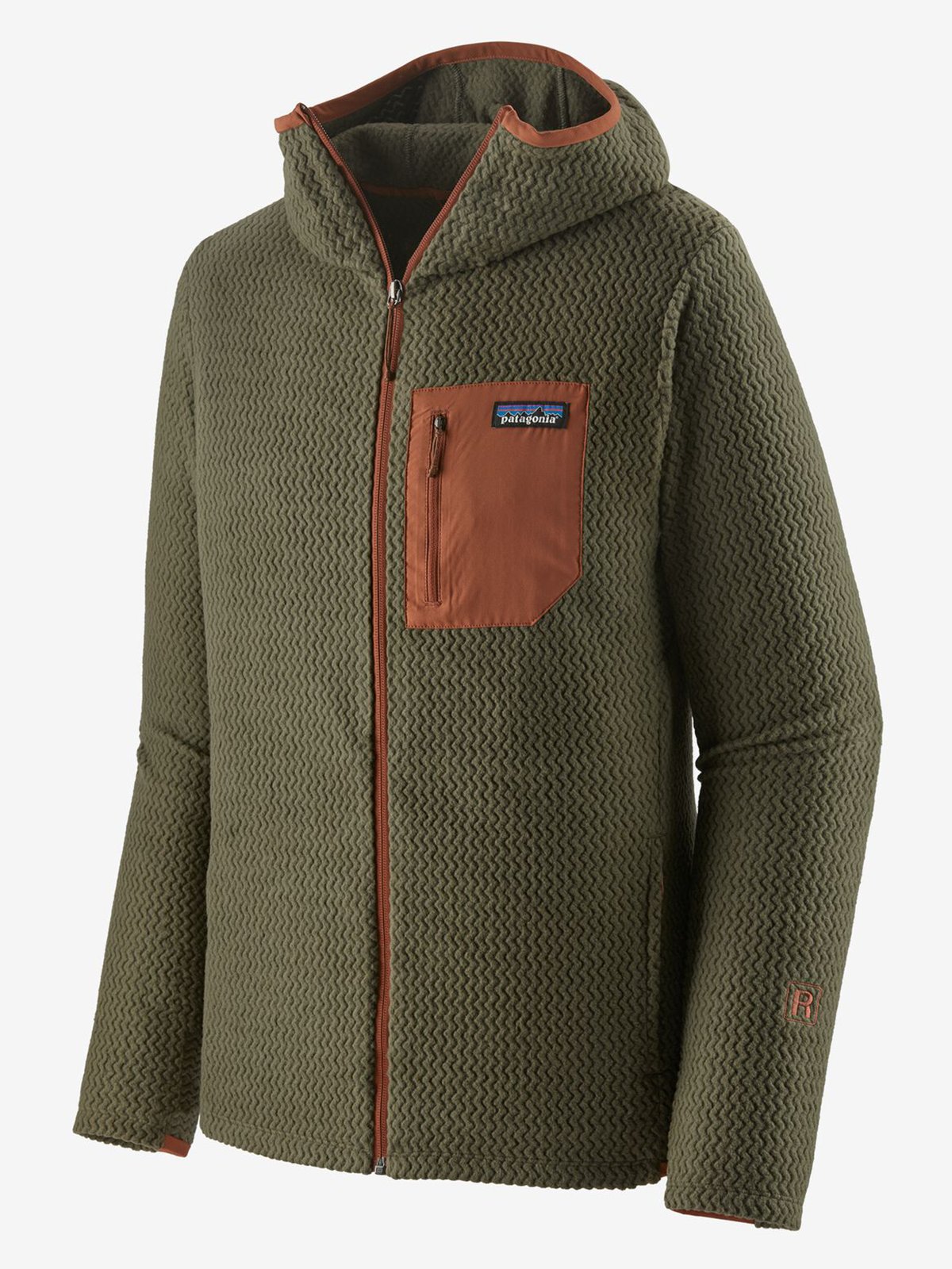 Patagonia R1 Air Full-Zip Hoody Basin Green