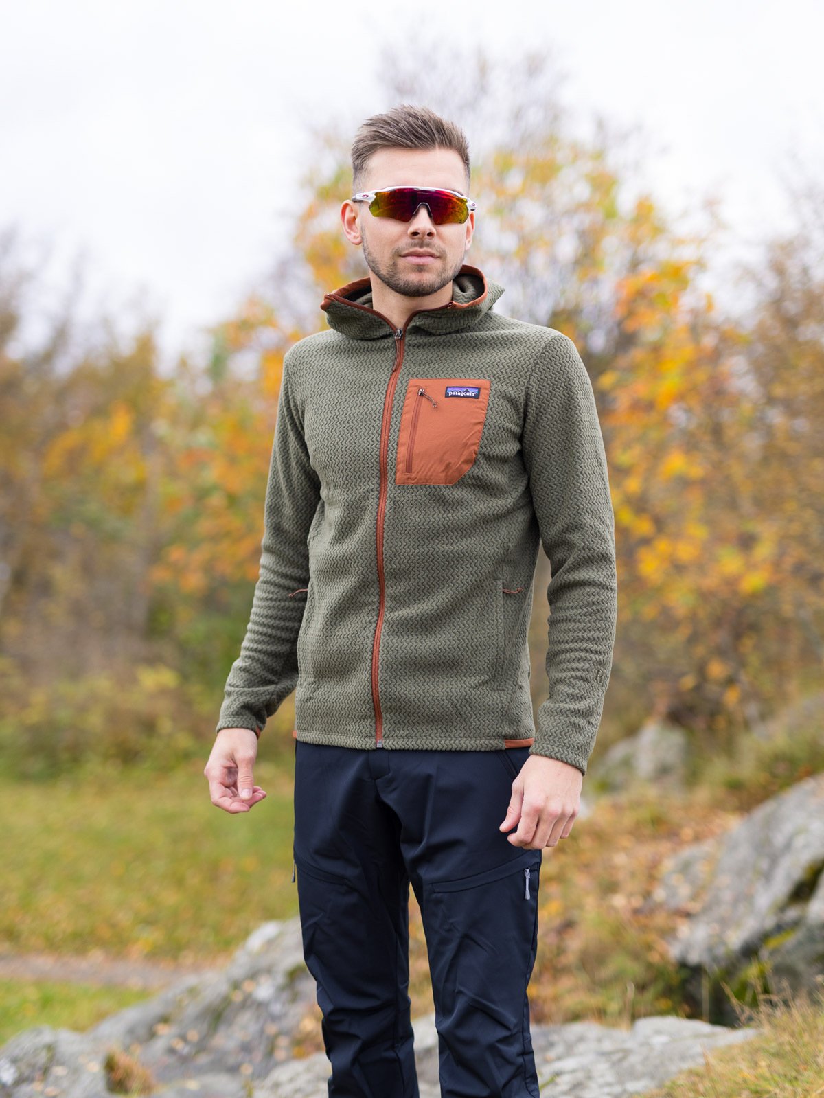 Patagonia R1 Air Full-Zip Hoody Basin Green