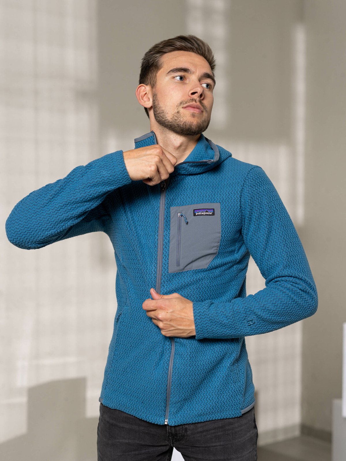 Patagonia R1 Air Full-Zip Hoody Wavy Blue