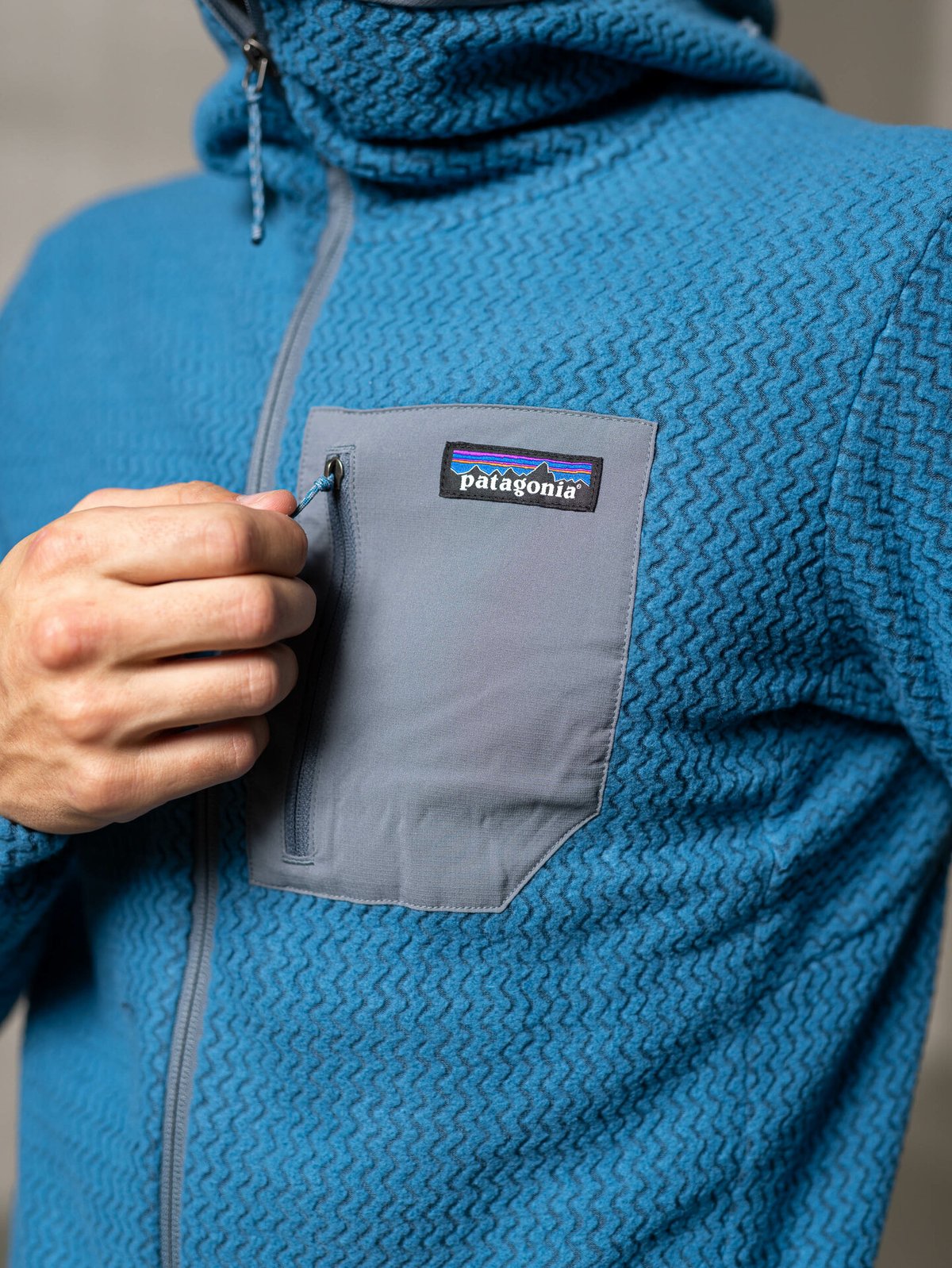 Patagonia R1 Air Full-Zip Hoody Wavy Blue