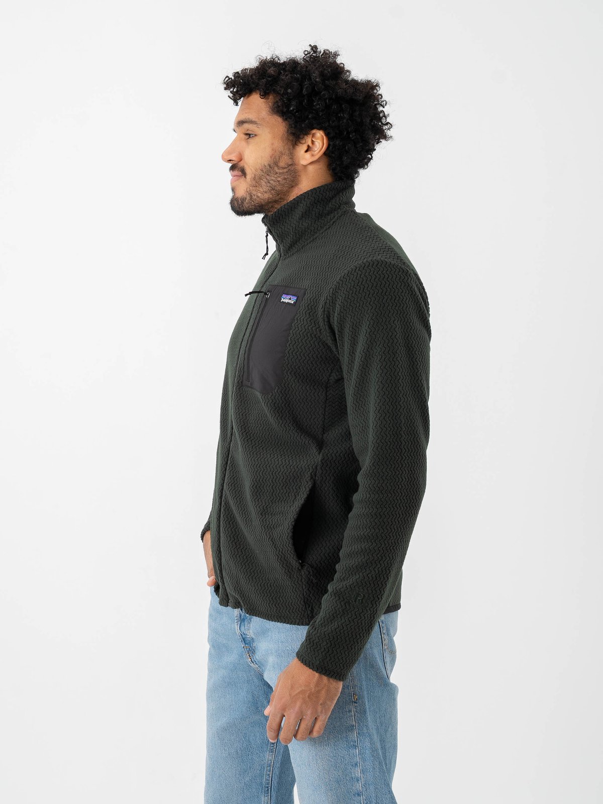 Patagonia R1 Air Jacket Old Growth Green