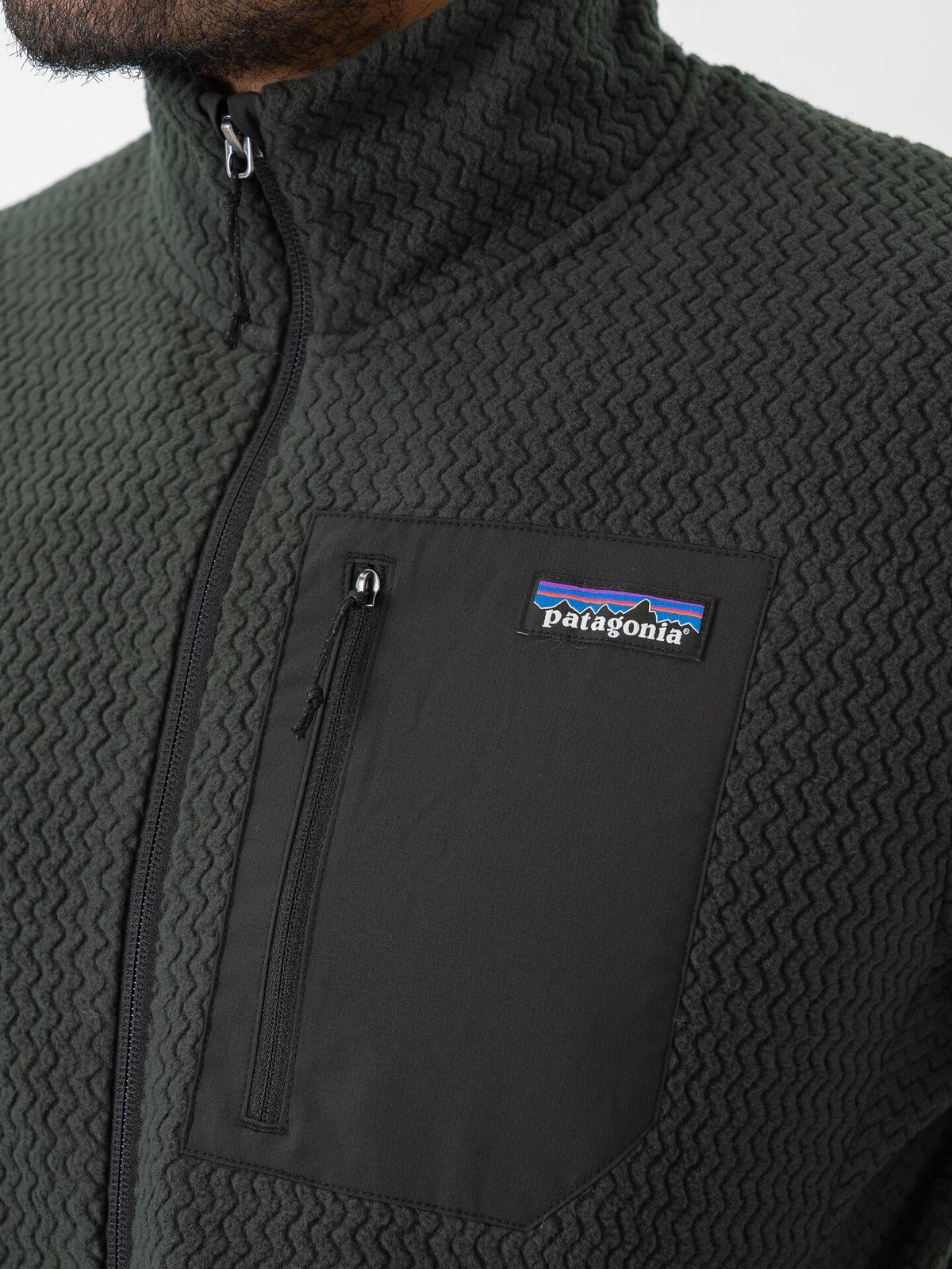 Patagonia R1 Air Jacket Old Growth Green