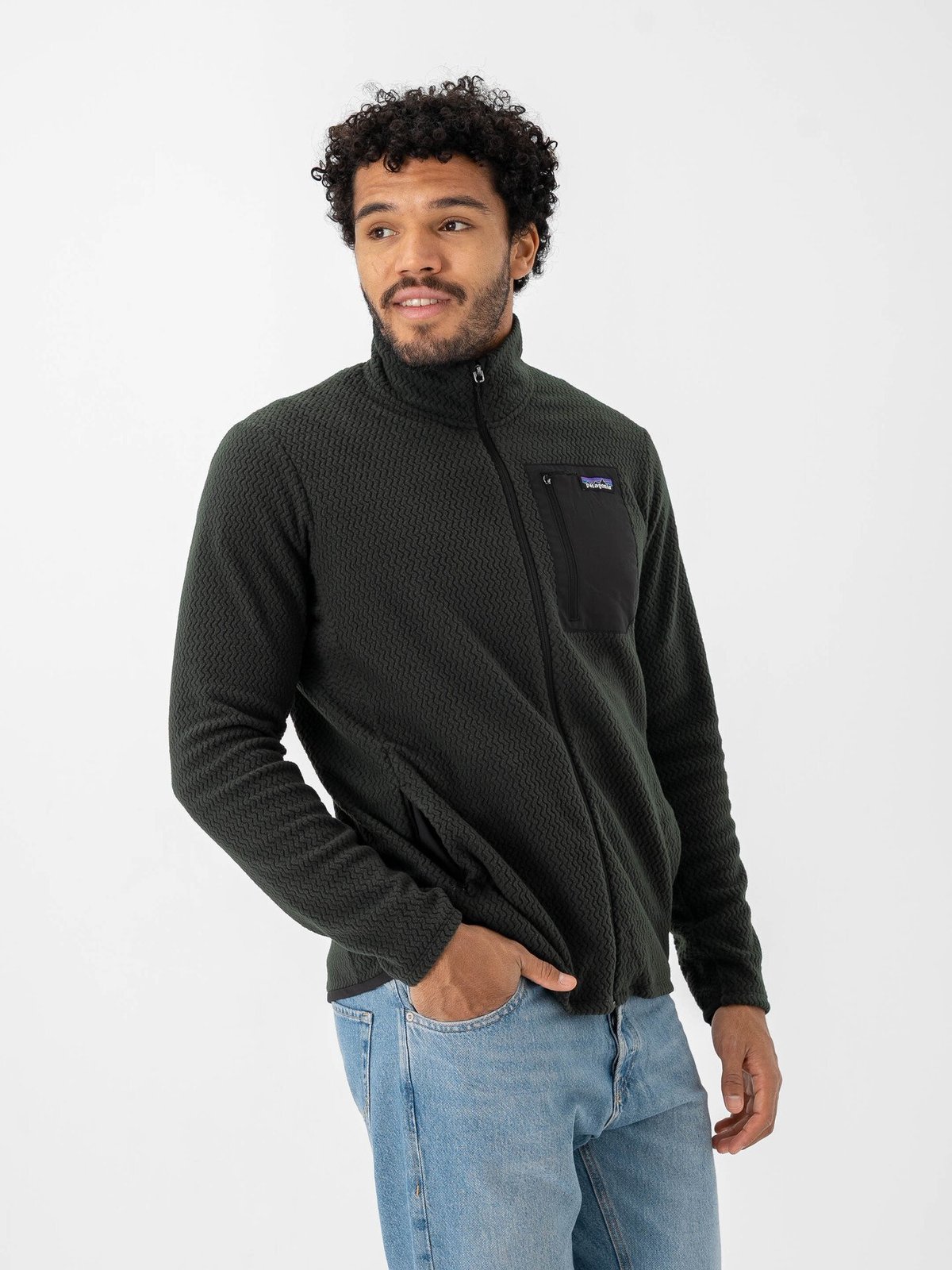 Patagonia R1 Air Jacket Old Growth Green