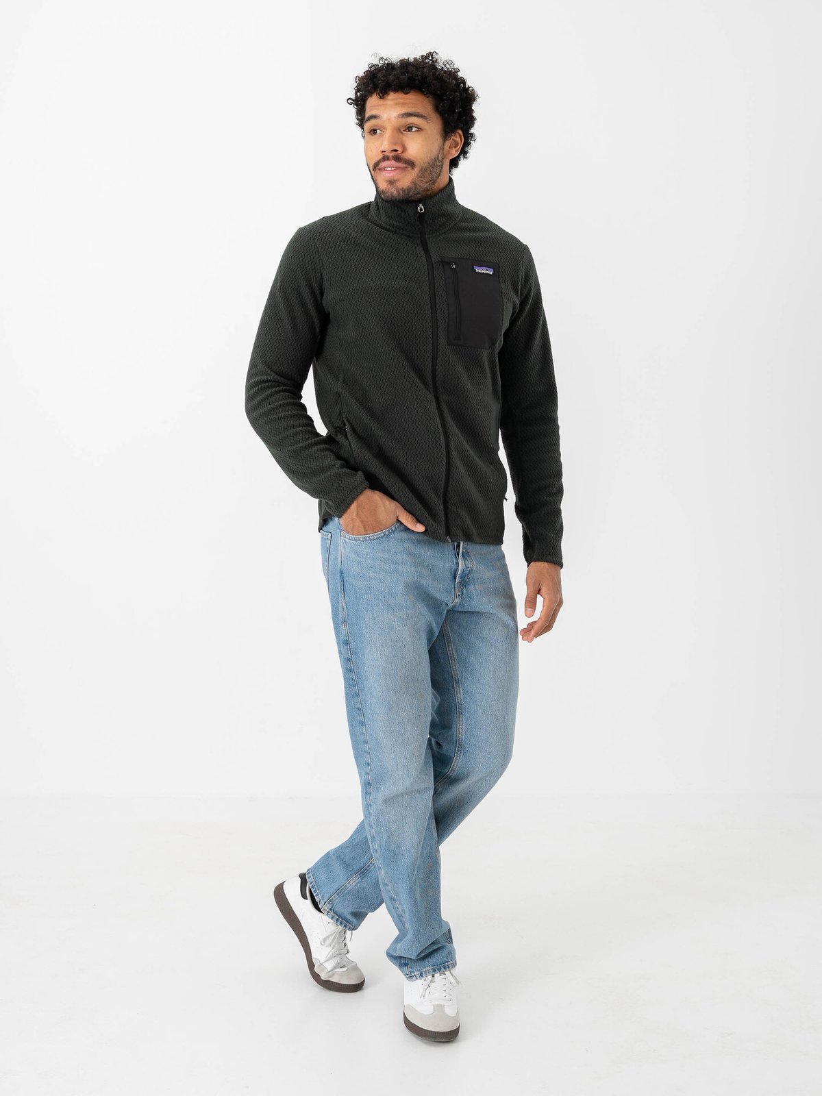 Patagonia R1 Air Jacket Old Growth Green