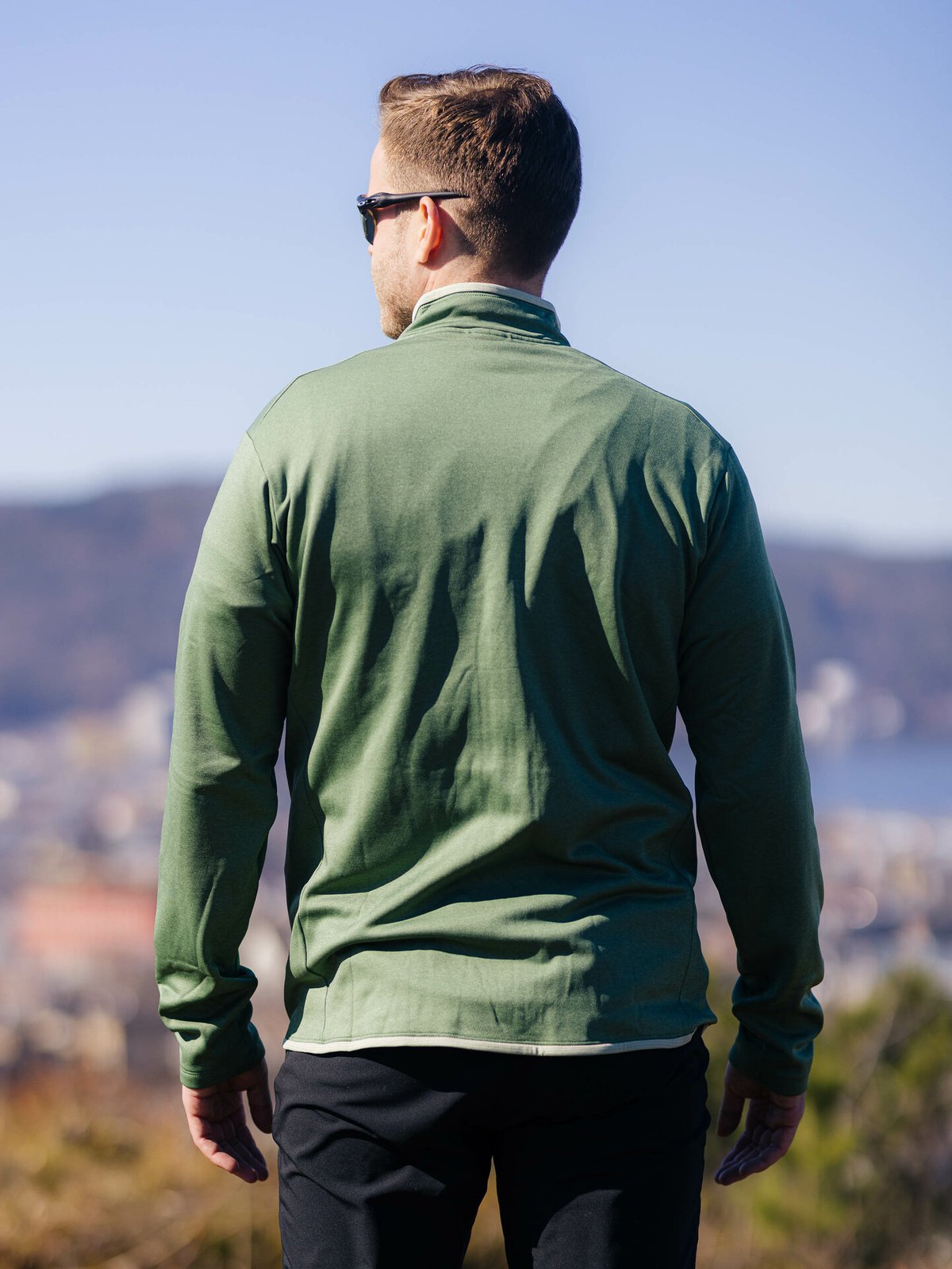 Patagonia M's R1 Daily Jacket Hemlock Green - Sedge Green X-Dye