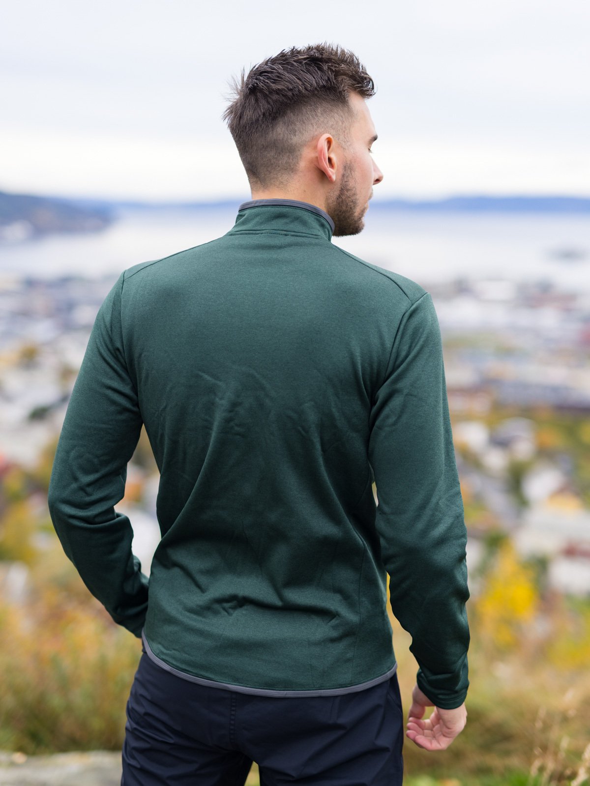 Patagonia M's R1 Daily Jacket Northern Green - Pinyon Green X-Dye