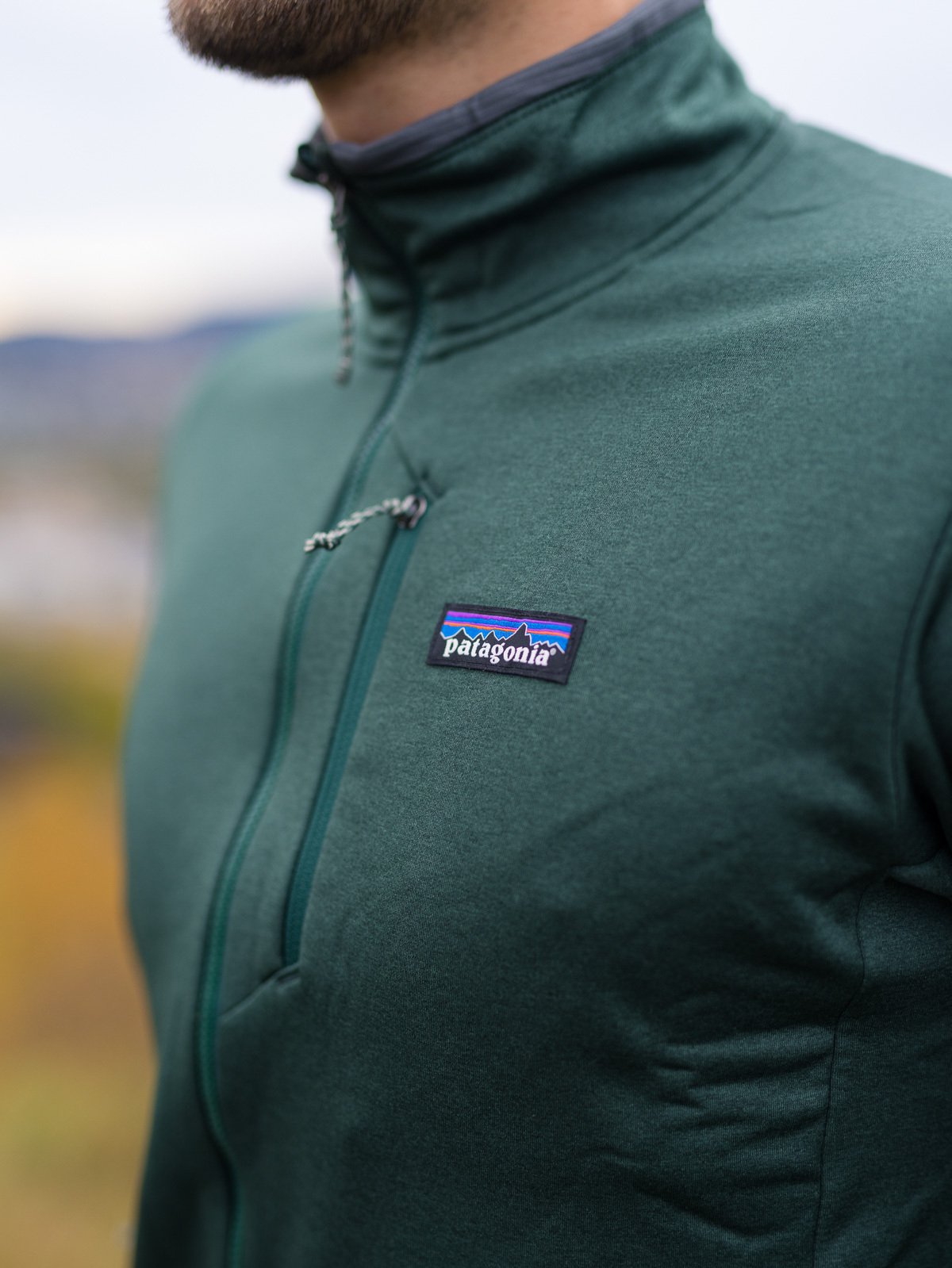 Patagonia M's R1 Daily Jacket Northern Green - Pinyon Green X-Dye