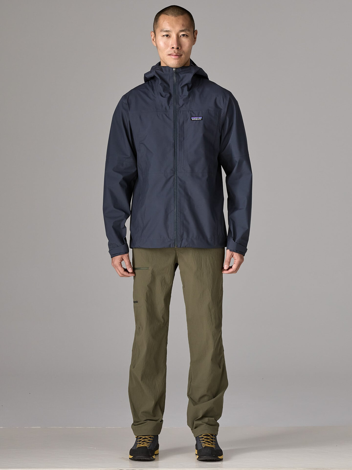Patagonia Boulder Fork Rain Jacket Smolder Blue