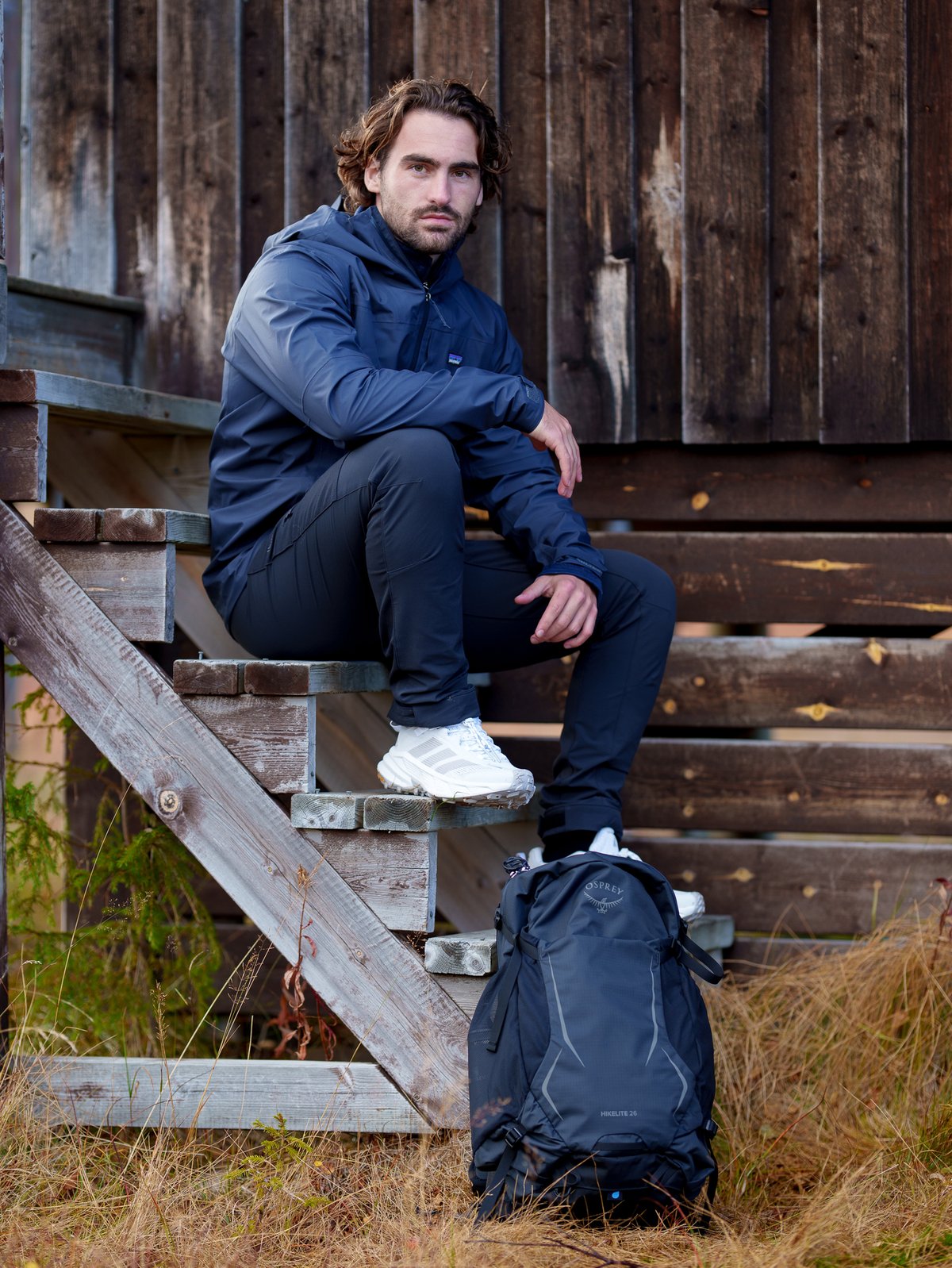 Patagonia Boulder Fork Rain Jacket Smolder Blue