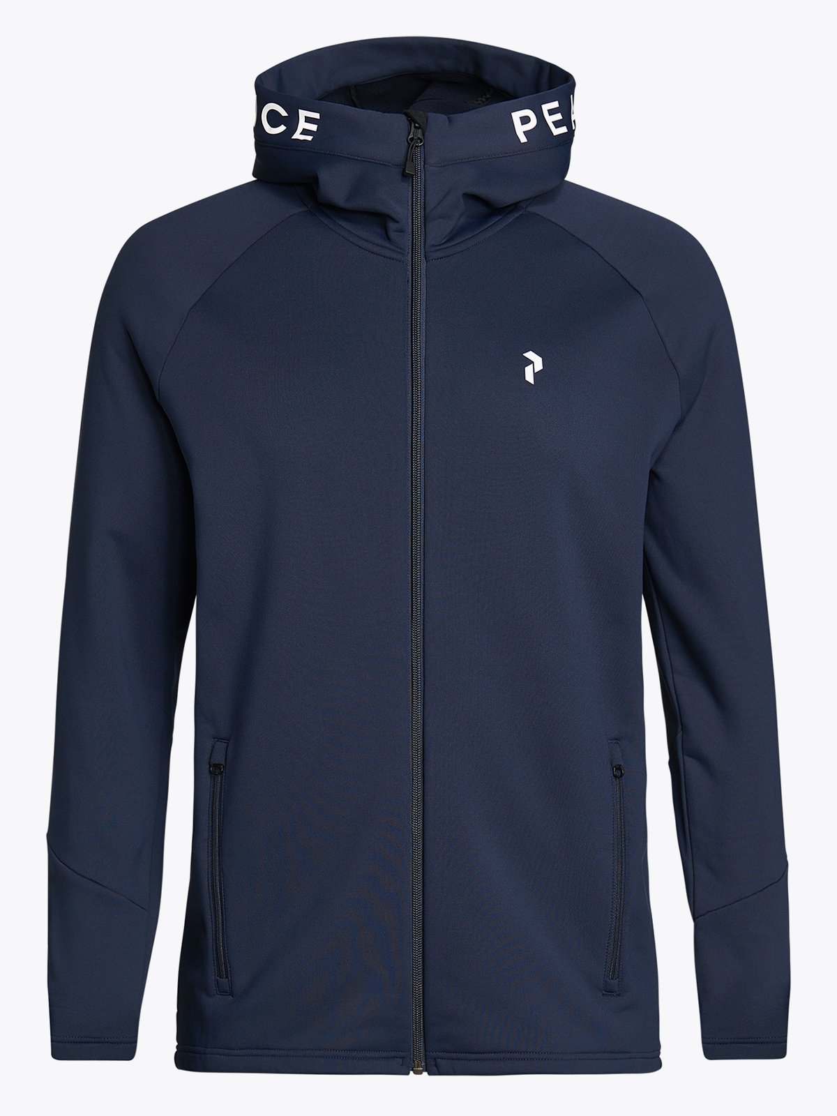 Peak Performance Rider Mid Zip Hood Blue Shadow