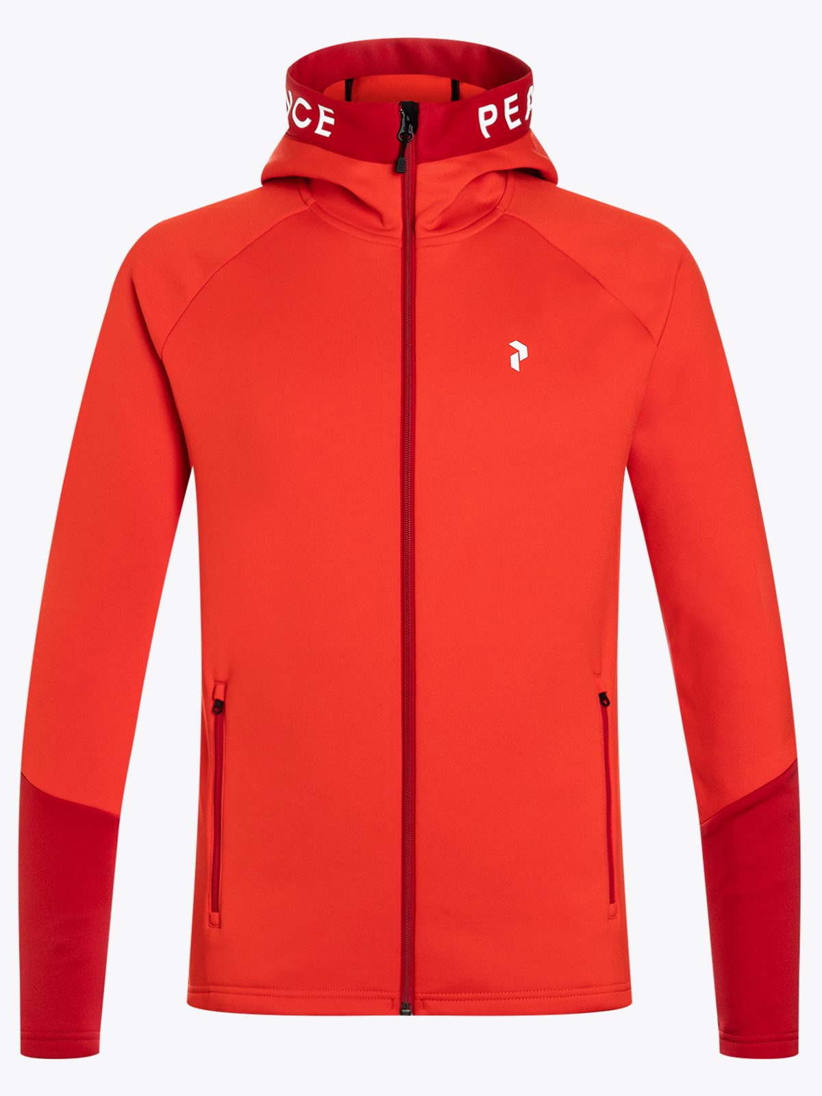 Peak Performance Rider Mid Zip Hood Racing Red/The Alpine