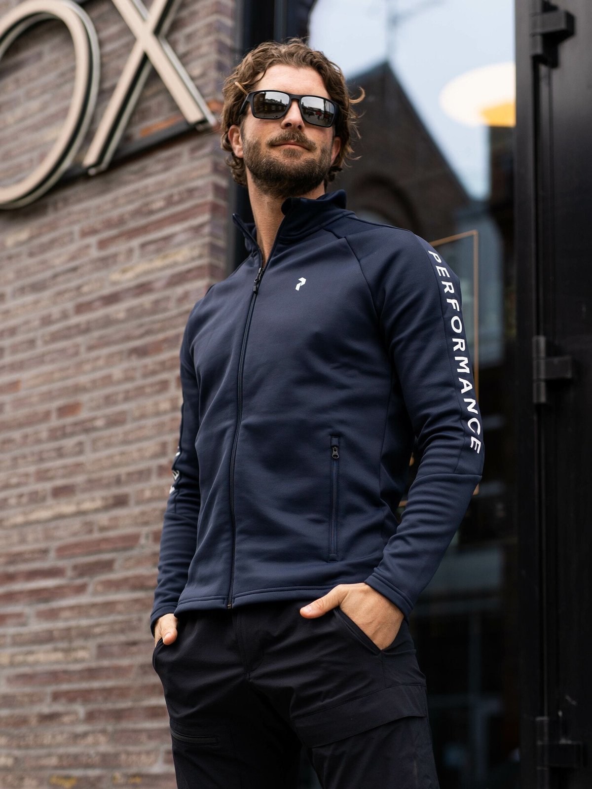 Peak Performance Rider Mid Jacket Blue Shadow