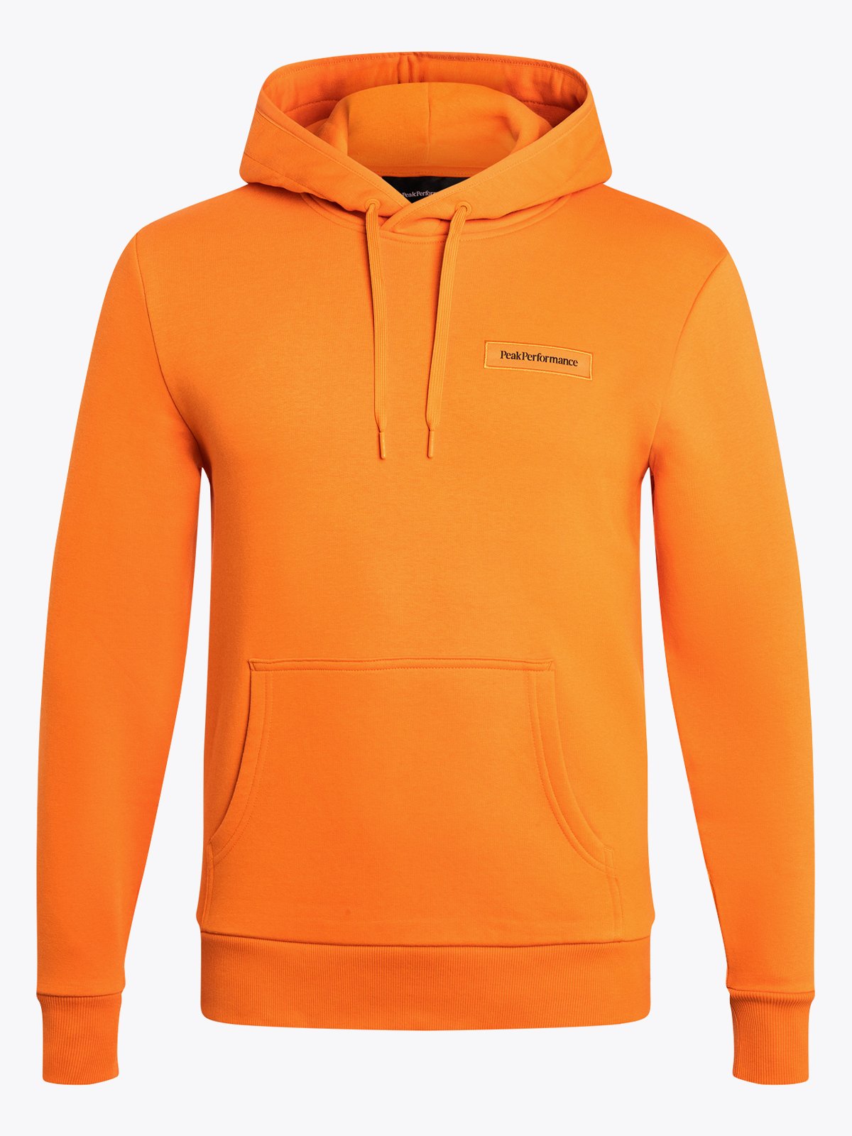Peak Performance Logo Hood Sweatshirt Oransje