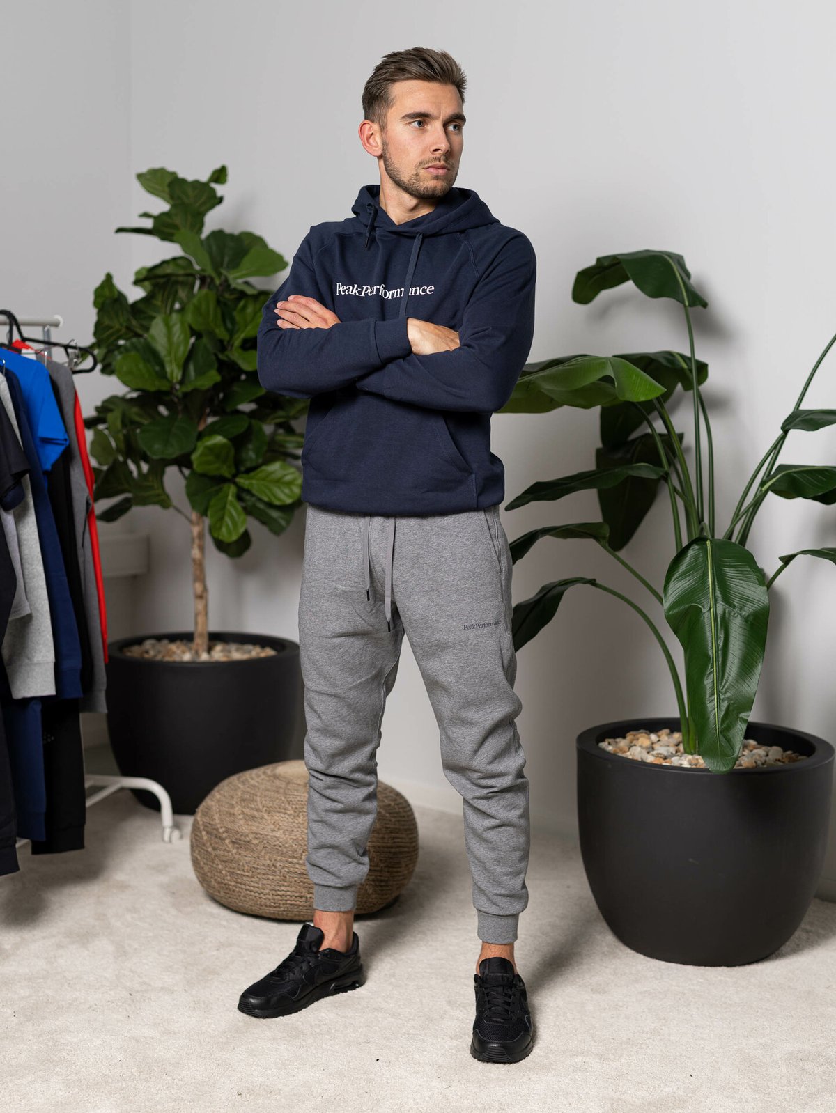 Peak Performance M Ground Pants Mel Grey Melange