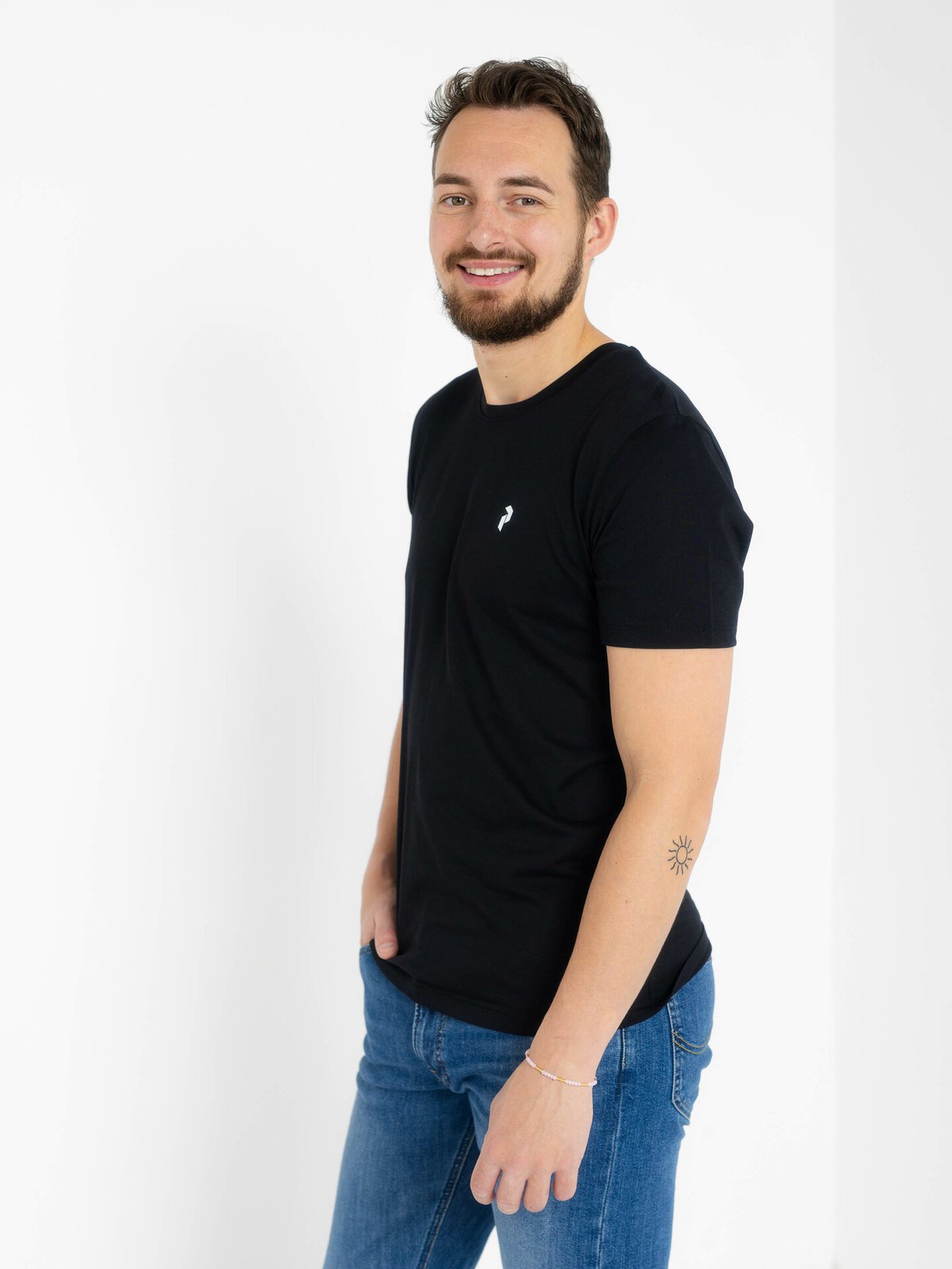 Peak Performance M Outdoor Logo Tee Black