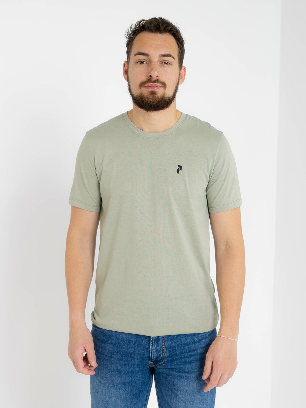 Peak Performance M Outdoor Logo Tee Grønn