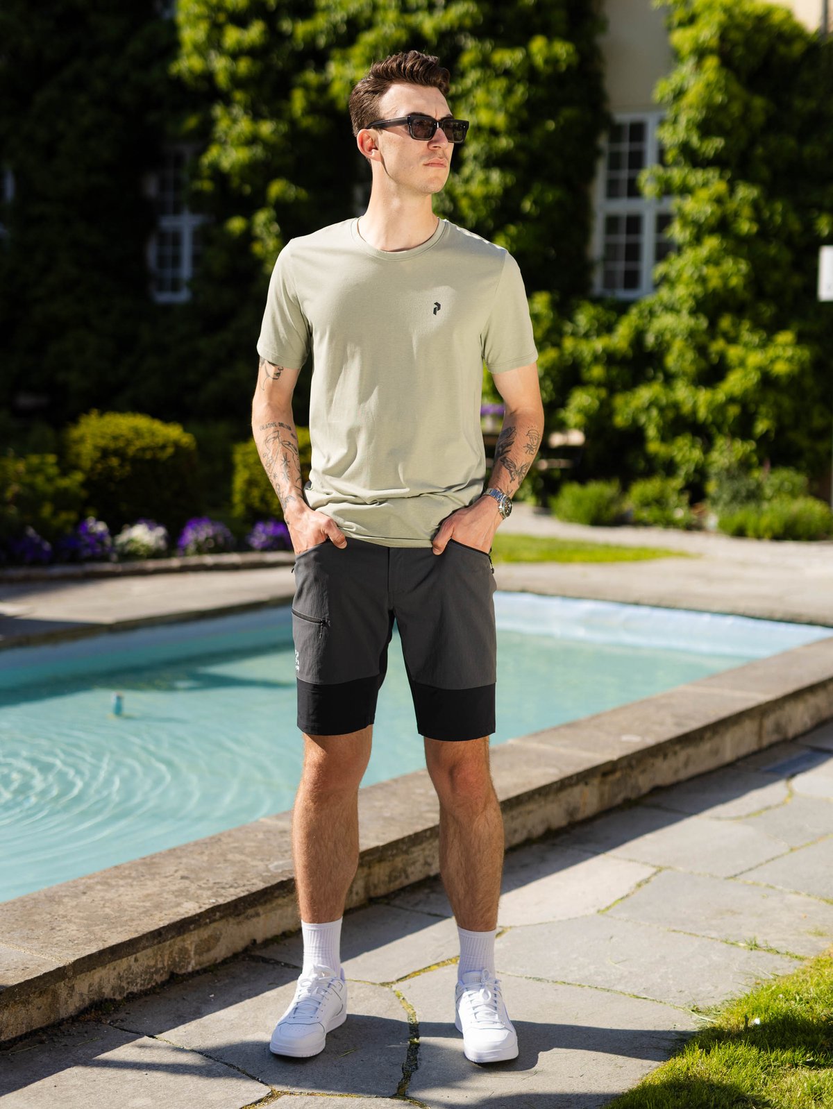 Peak Performance M Outdoor Logo Tee Grønn