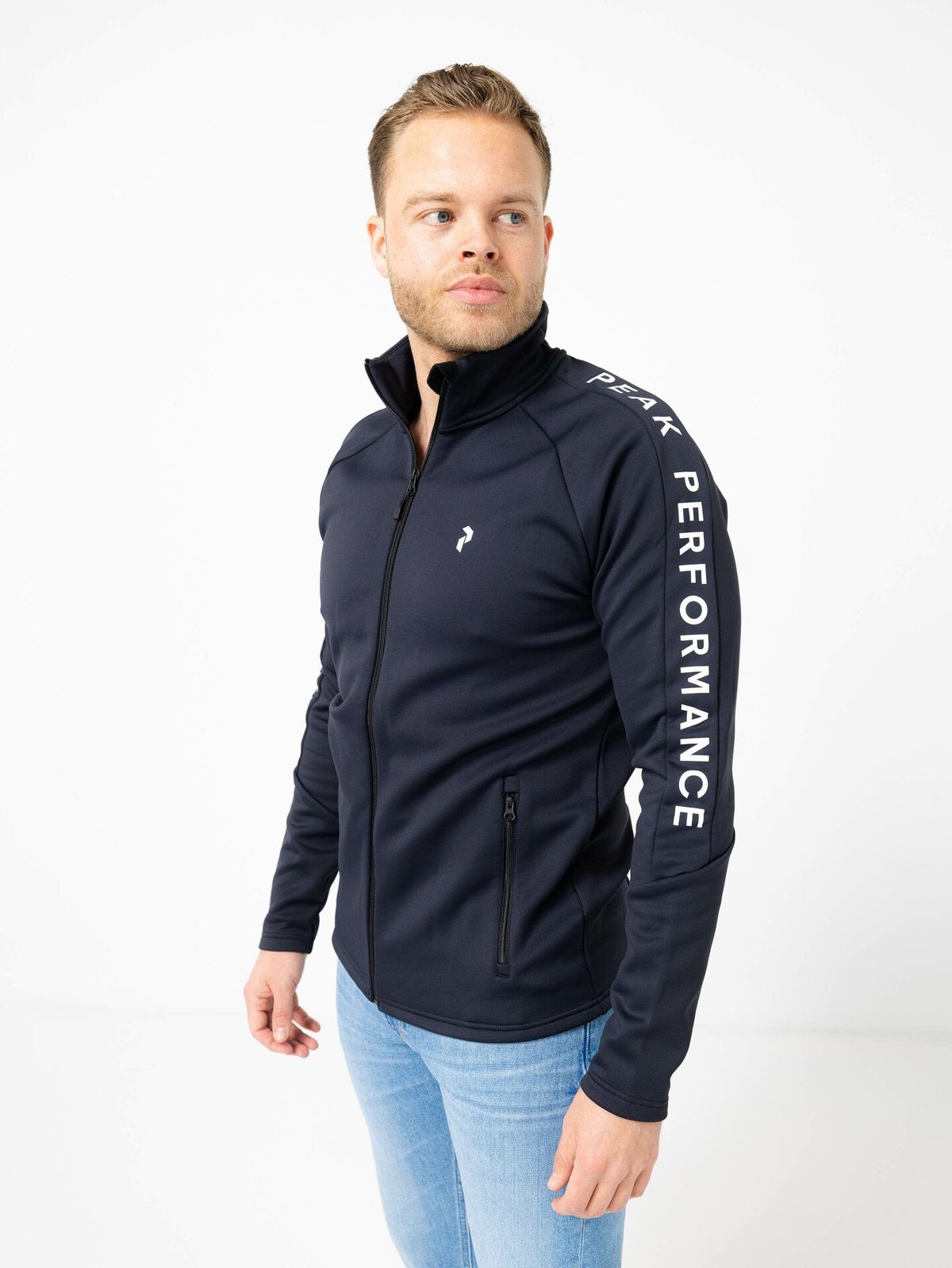 Peak Performance Rider Mid Zip Jacket Sort