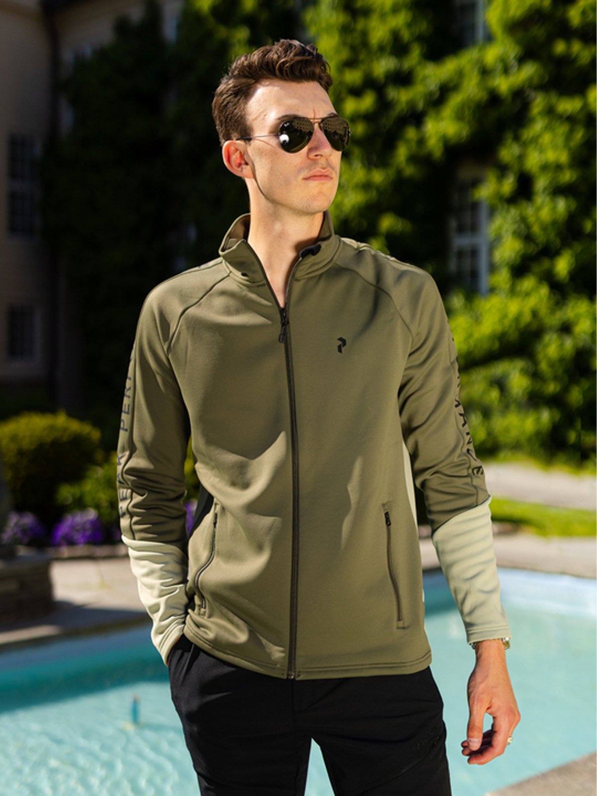 Peak Performance Rider Mid Zip Jacket Grønn