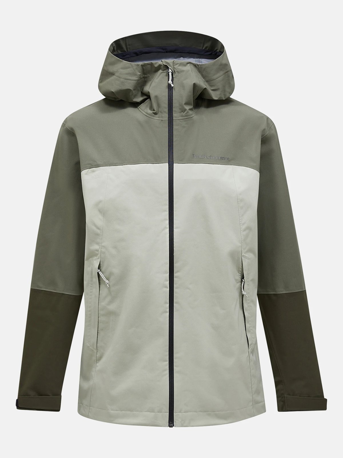 Peak Performance Trail Hipe Shell Jacket Pine Needle (48C) / Limit Green (G25) / Forest Night (4BT)